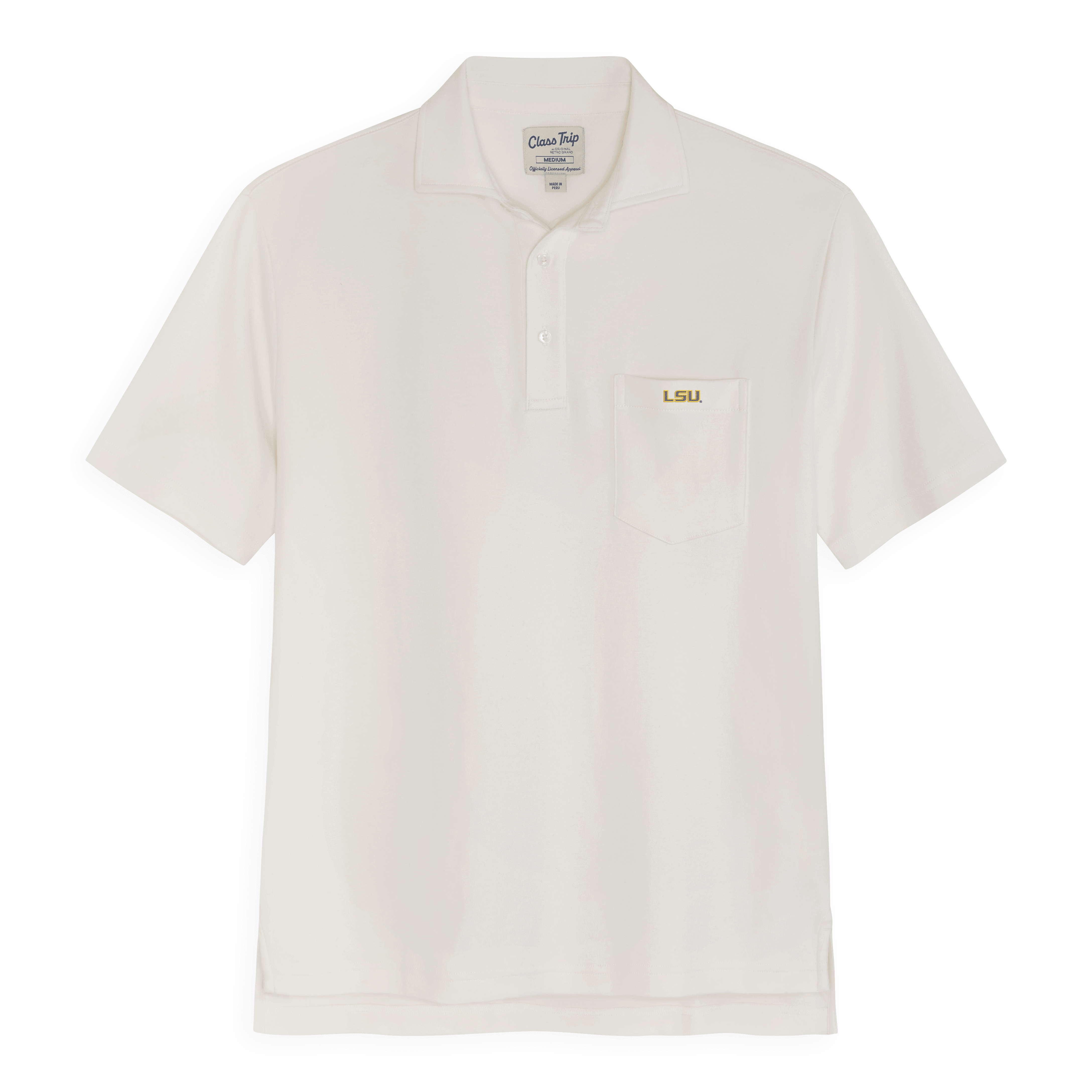 LSU Organic Cotton Pocket Polo