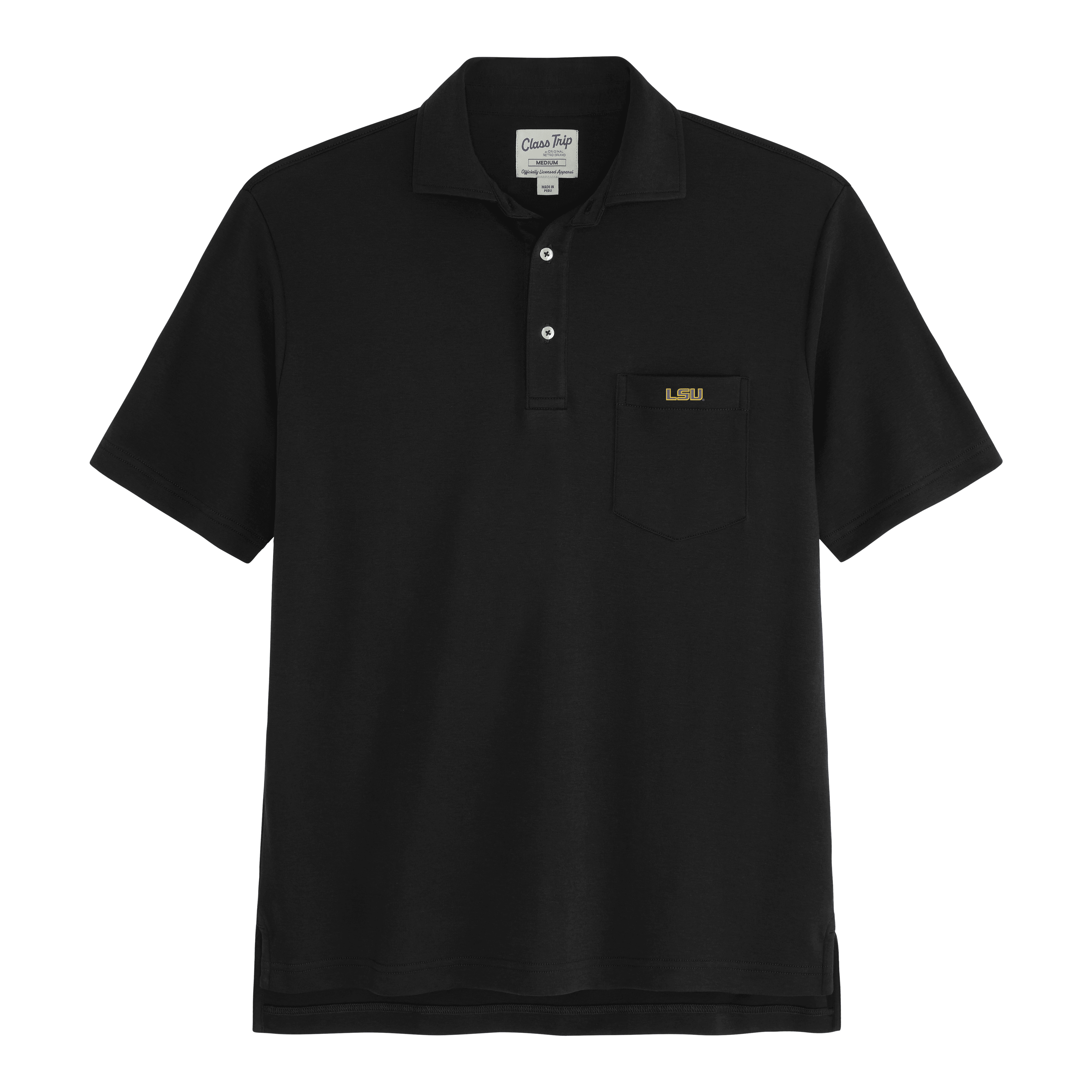 LSU Organic Cotton Pocket Polo