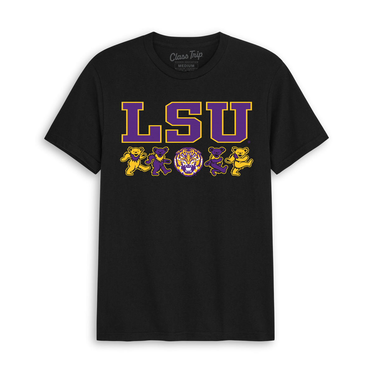LSU x Grateful Dead Mascot Bears Tee