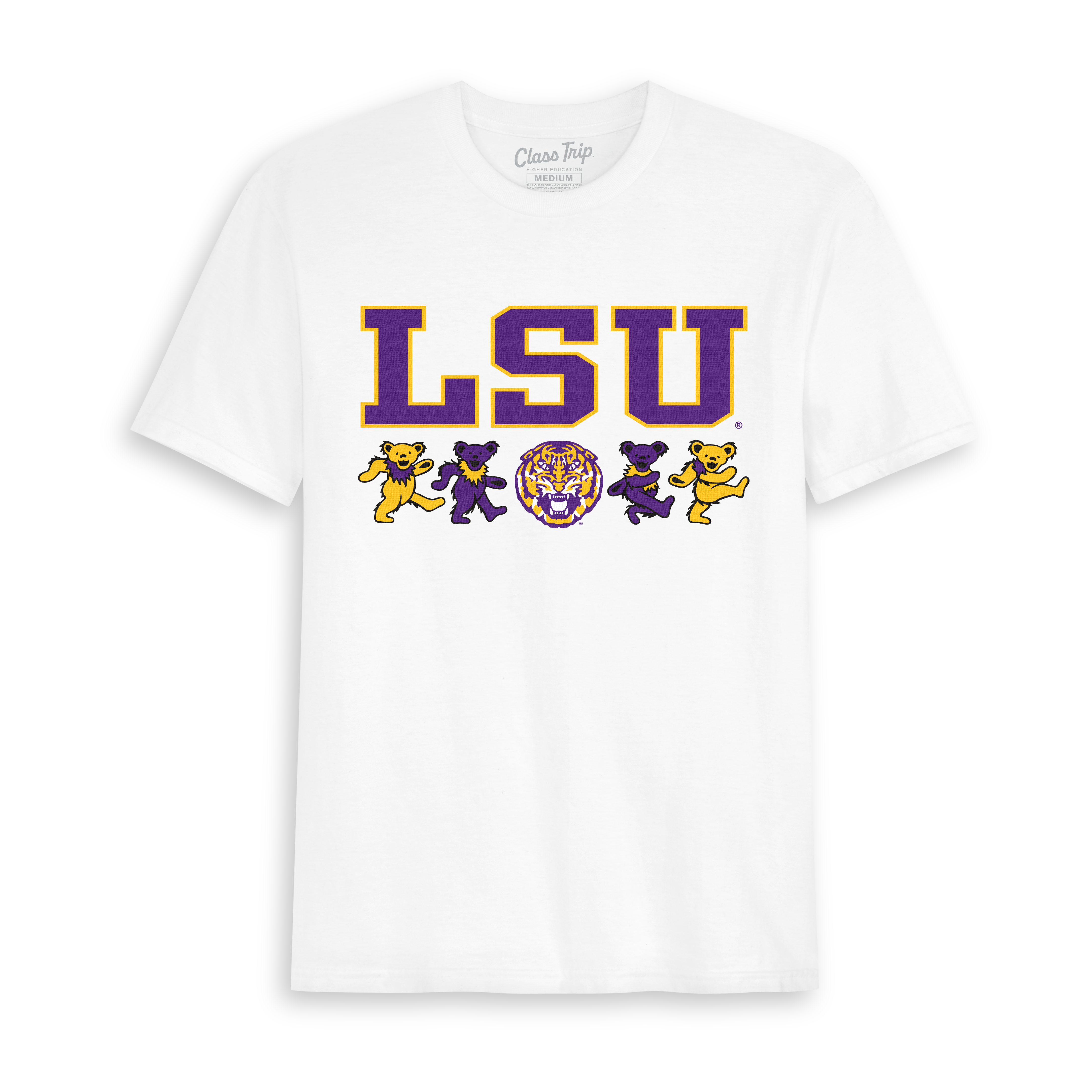 LSU x Grateful Dead Mascot Bears Tee