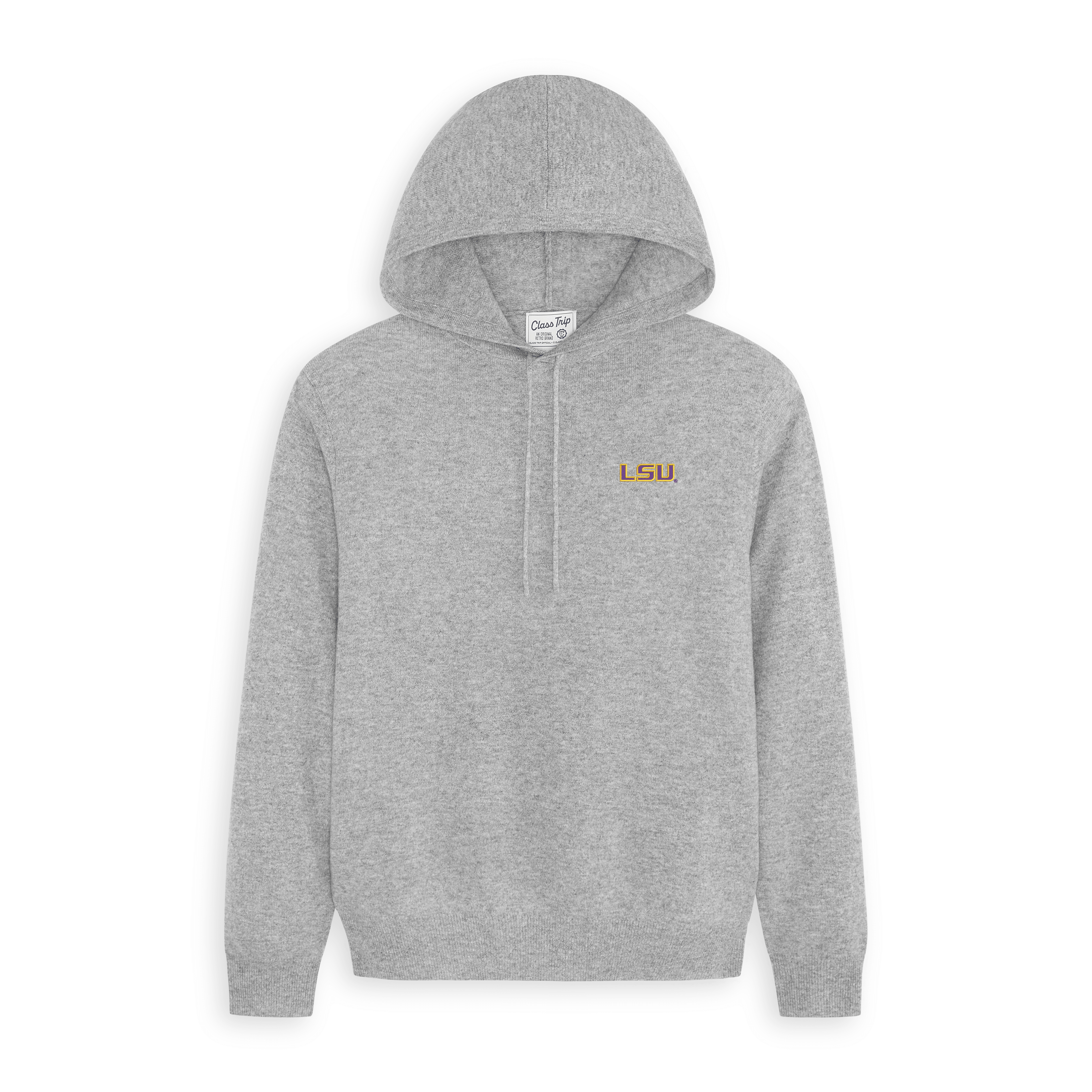LSU Men’s Cashmere Pullover Hoodie