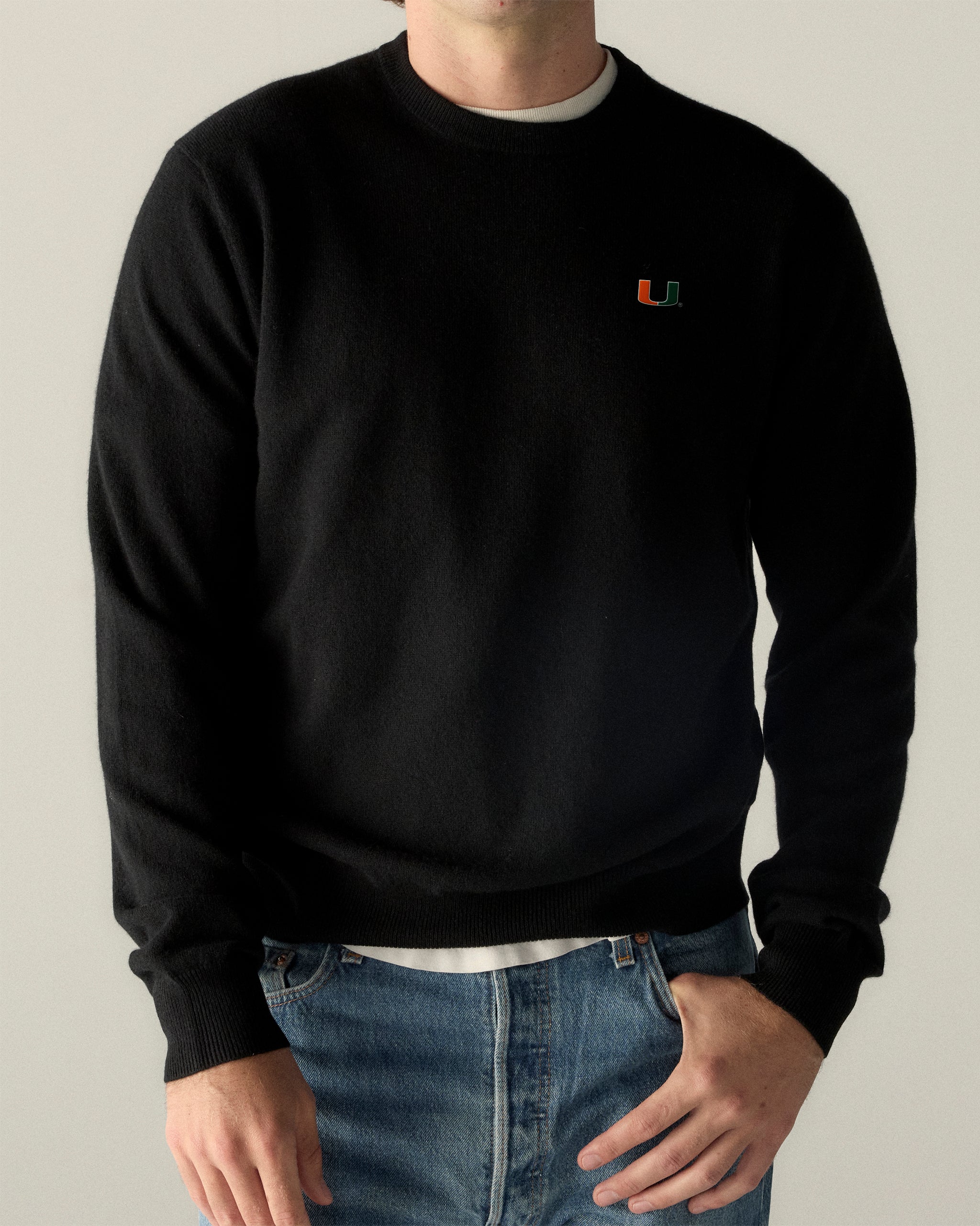 Miami Men’s Merino Crewneck Sweater