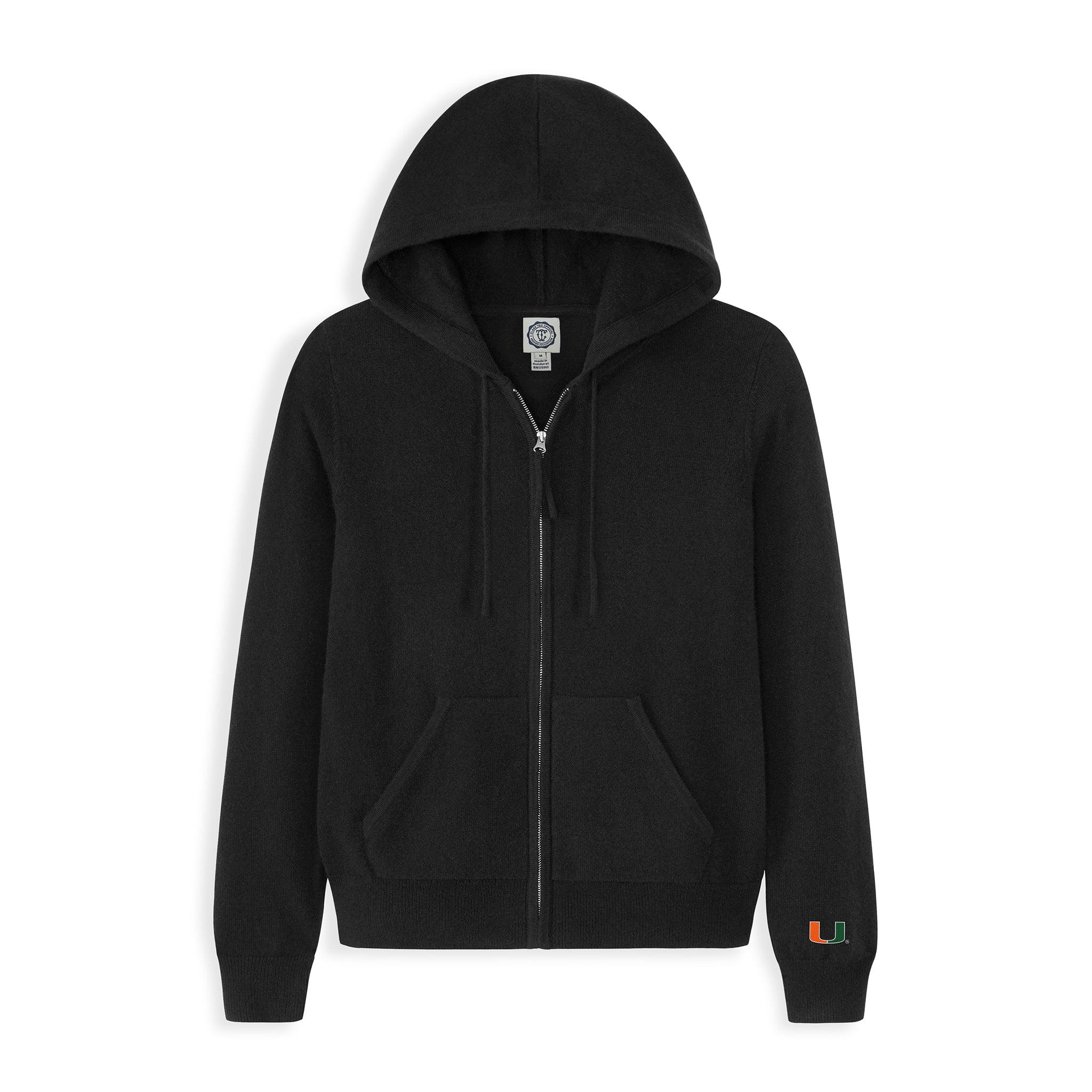 Miami Women's Cashmere Zip-Up Hoodie