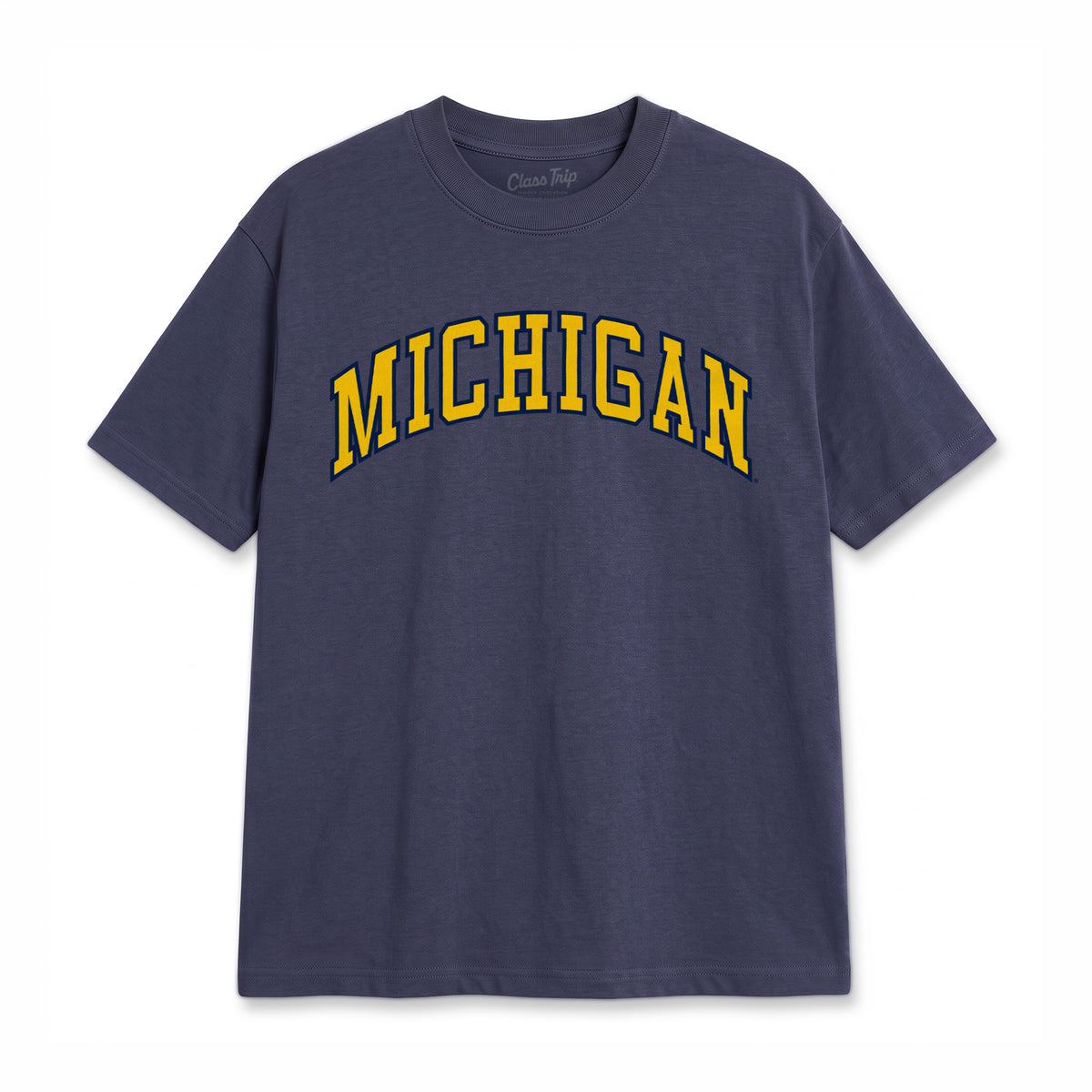 Michigan Heavyweight Washed Campus Tee
