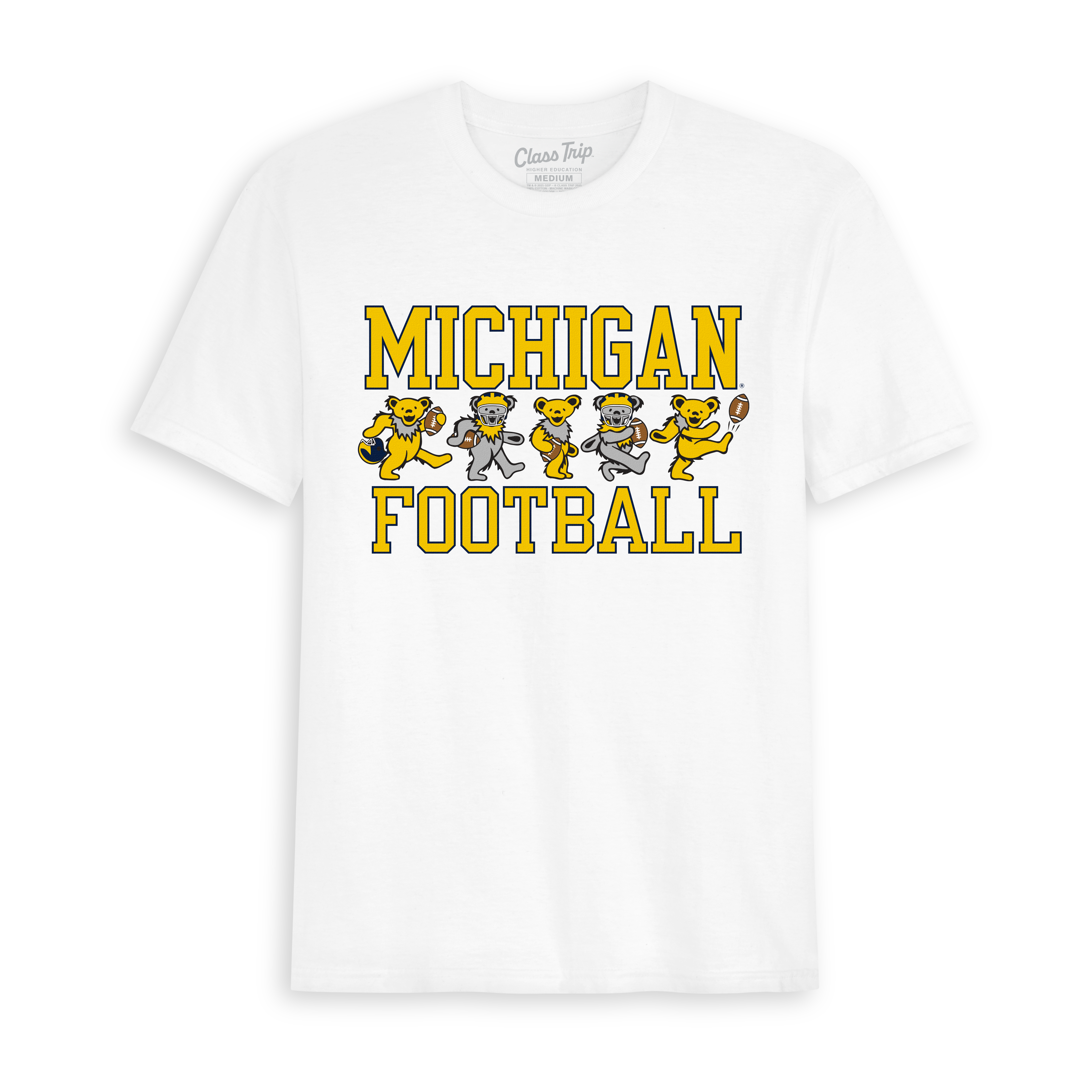 Michigan x Grateful Dead Football Bears Tee