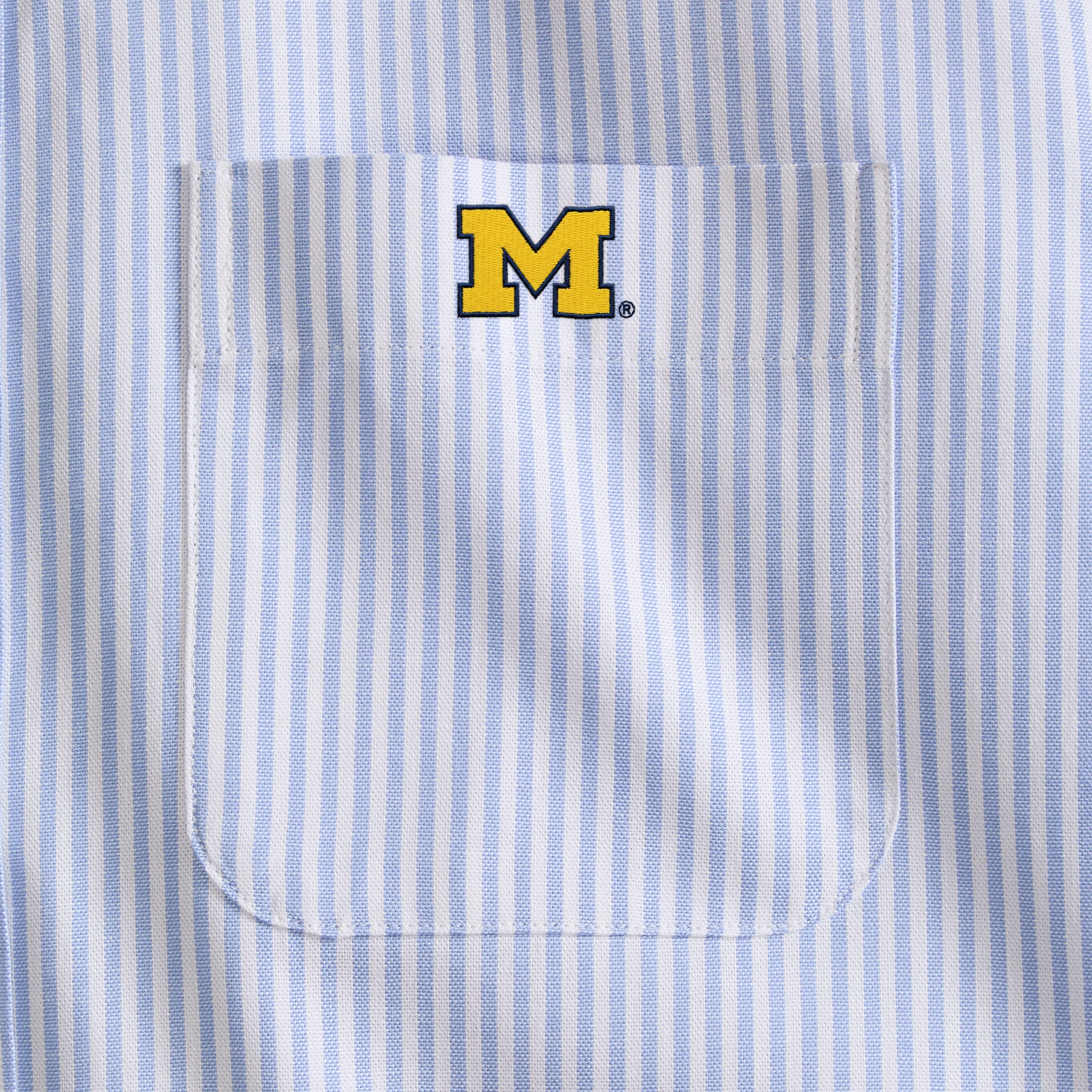 Michigan Men's Cotton Oxford