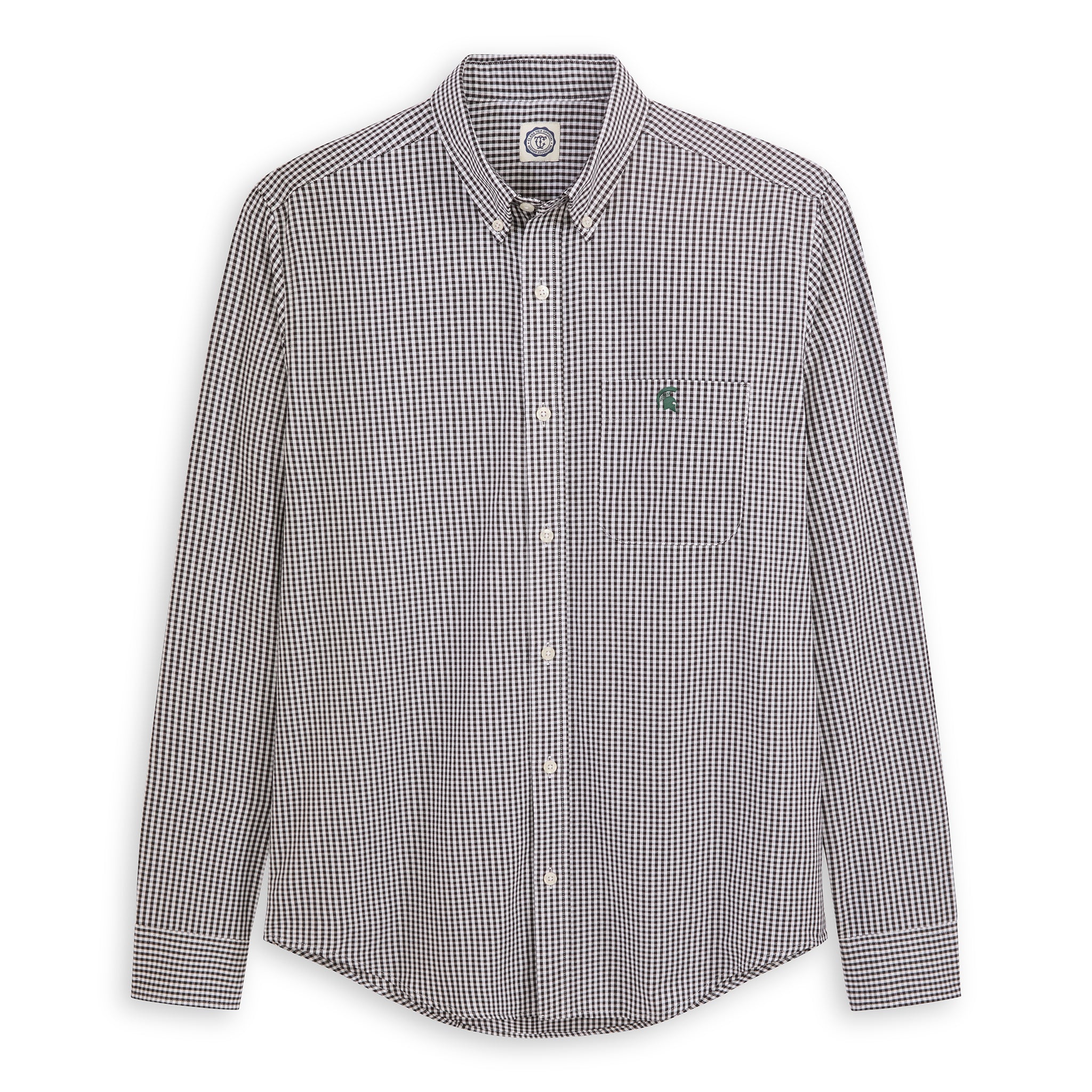 Michigan State Men's Cotton Oxford