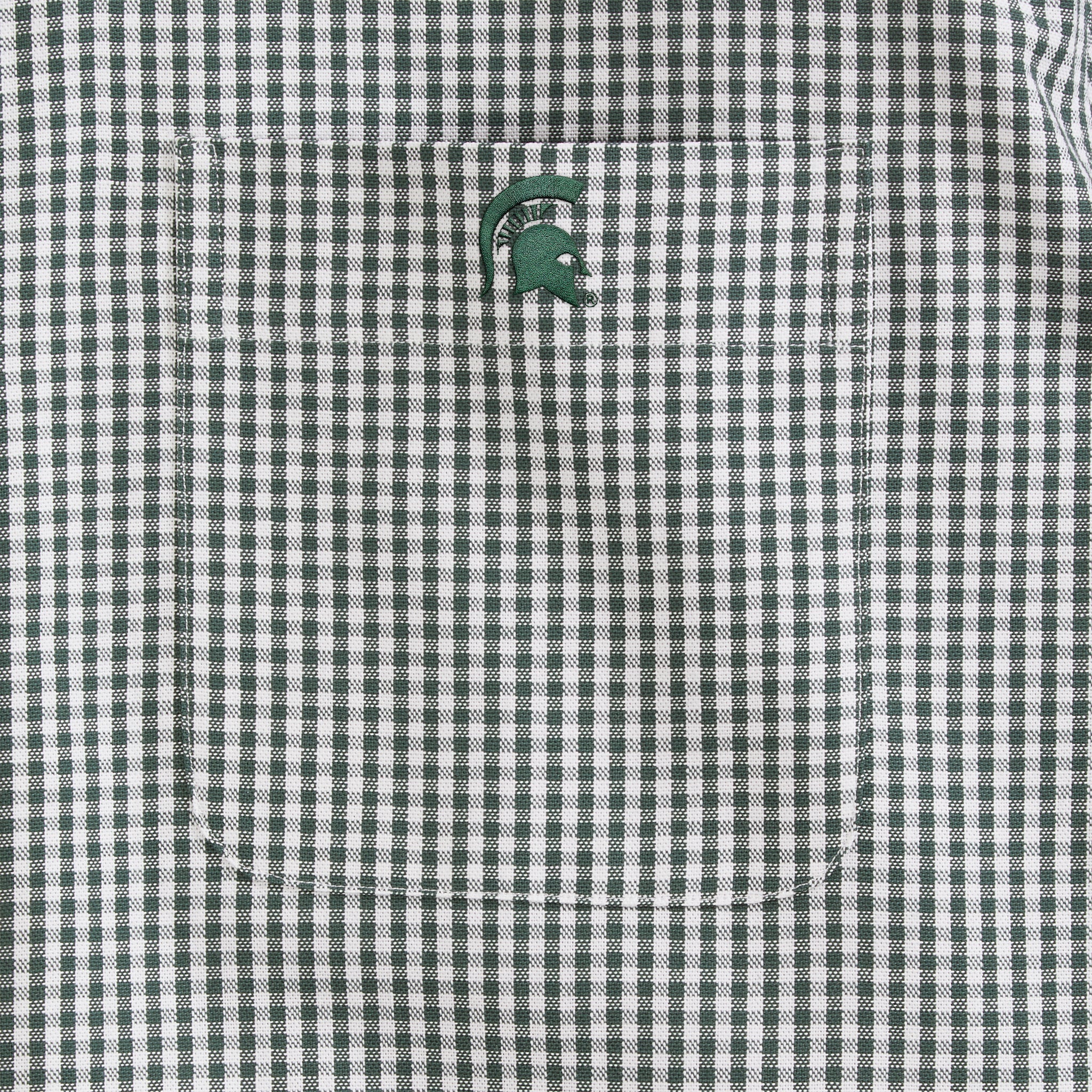Michigan State Men's Cotton Oxford
