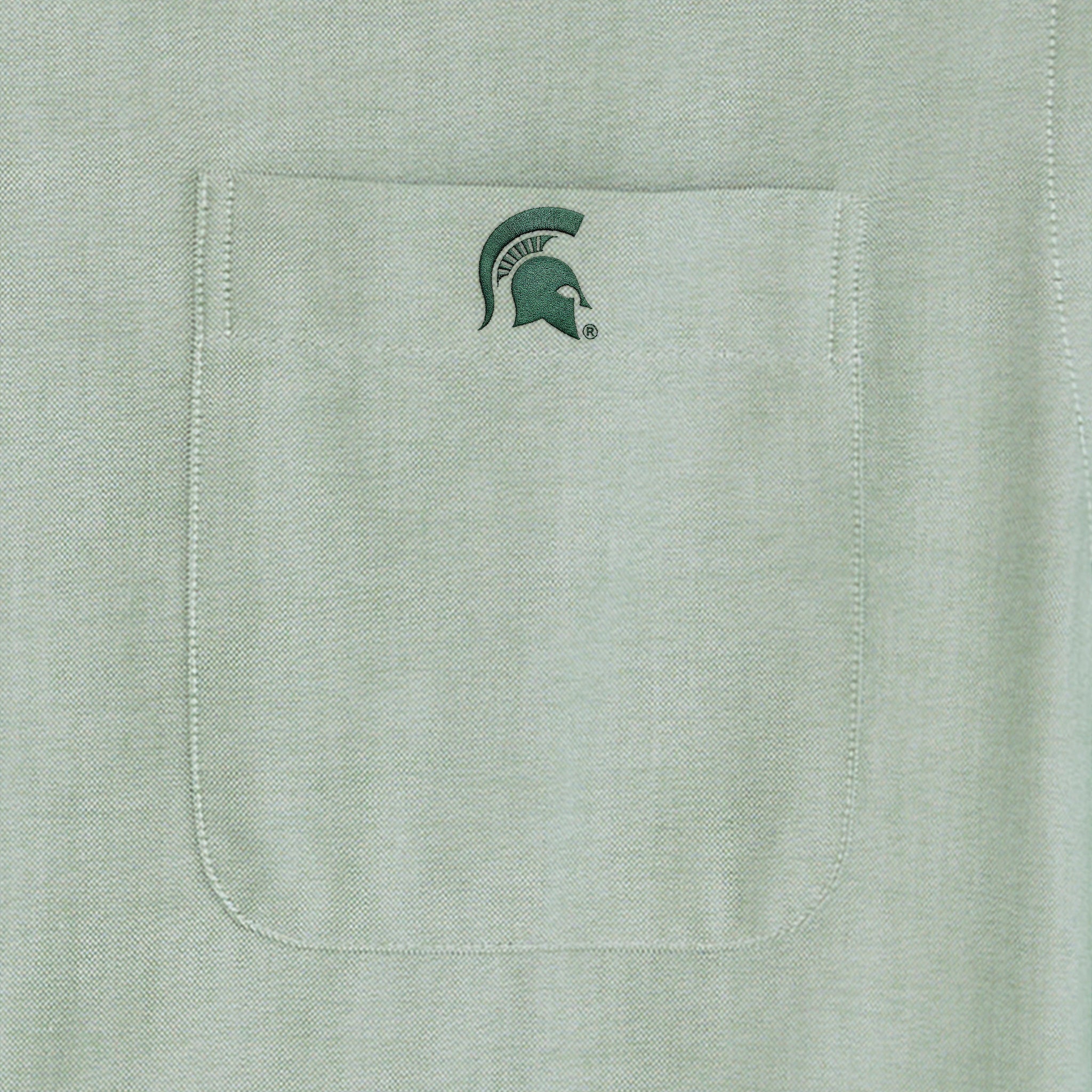 Michigan State Men's Cotton Oxford