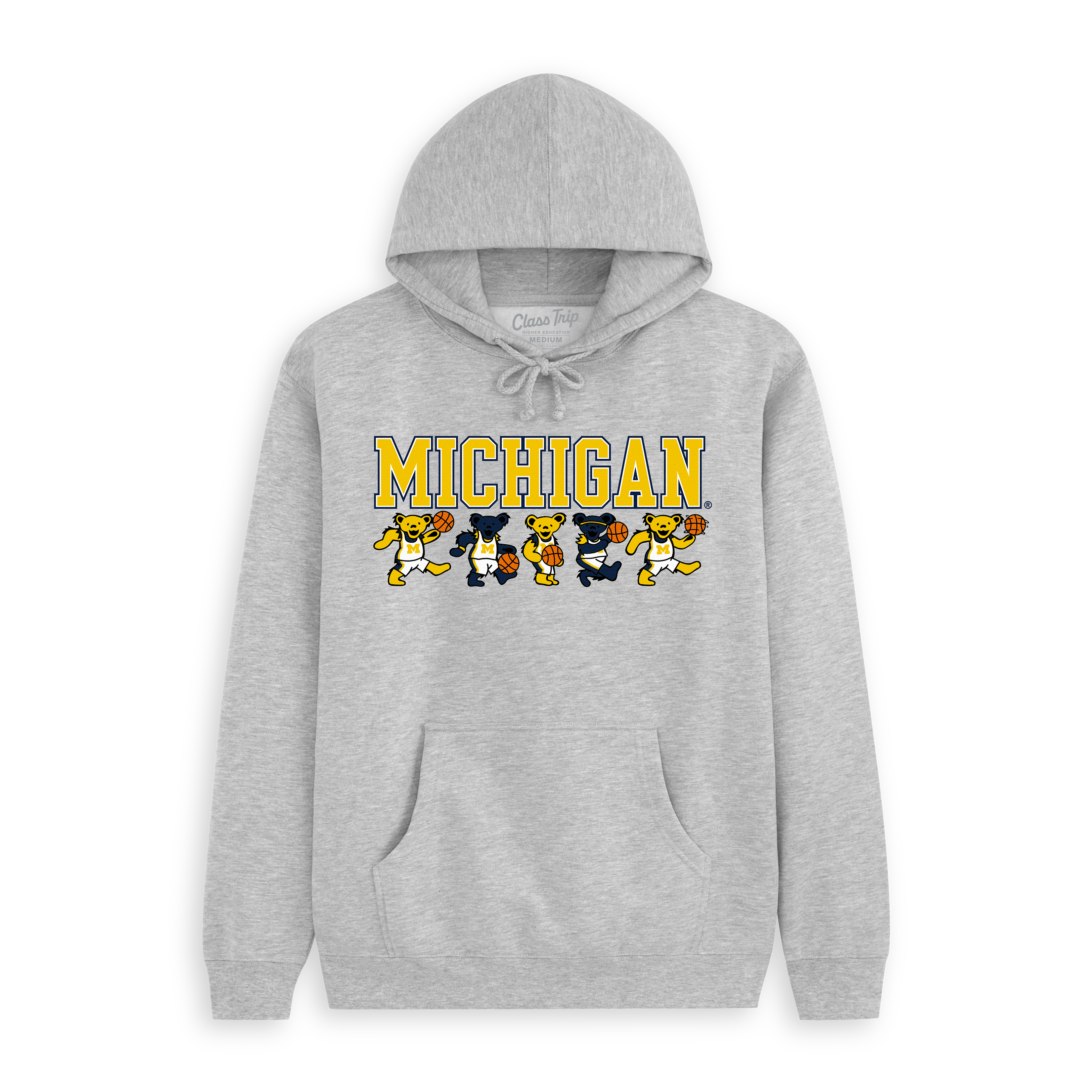 Michigan x Grateful Dead Basketball Bears Hoodie