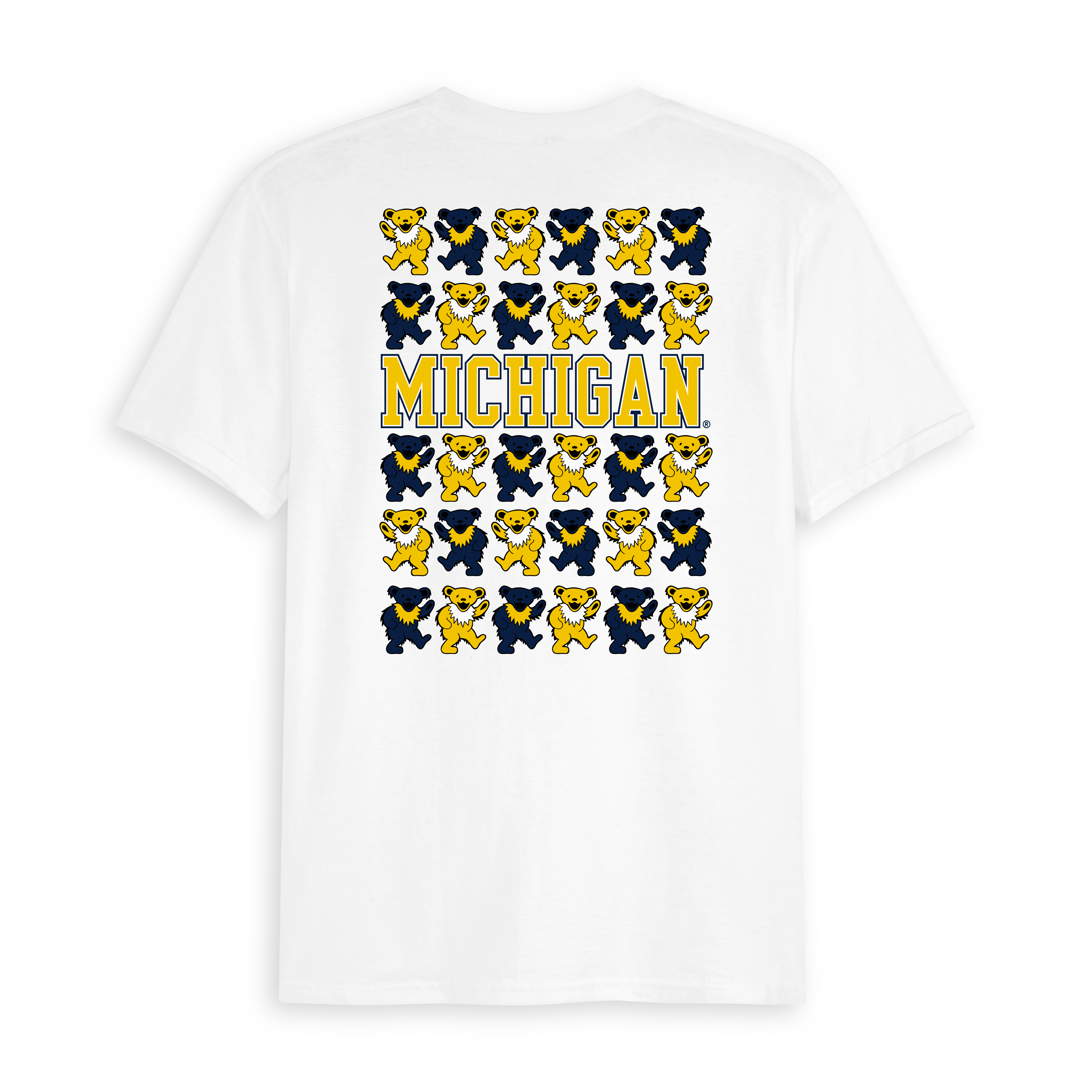 Michigan x Grateful Dead Stacked Bears Tee – Class Trip