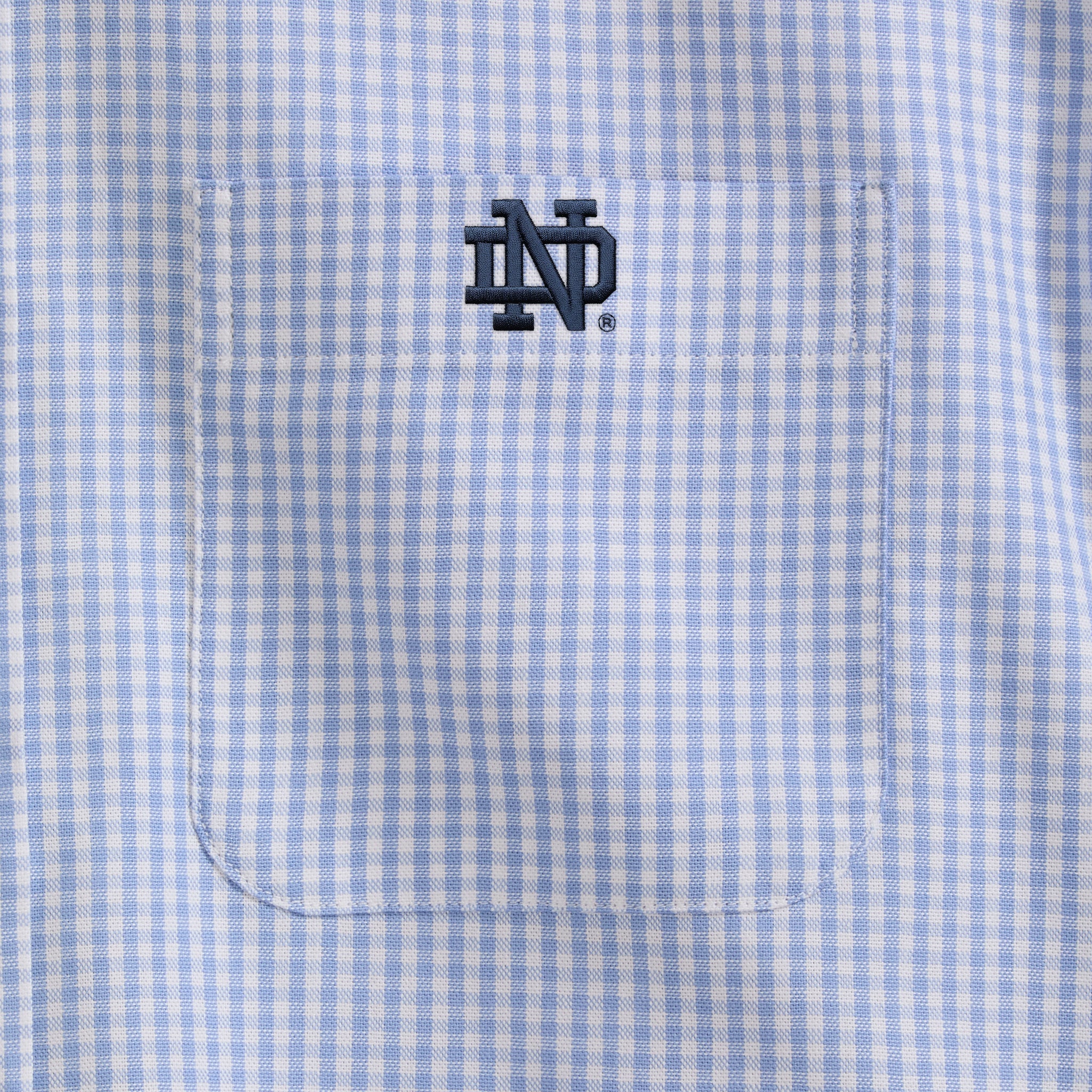 Notre Dame Men's Cotton Oxford