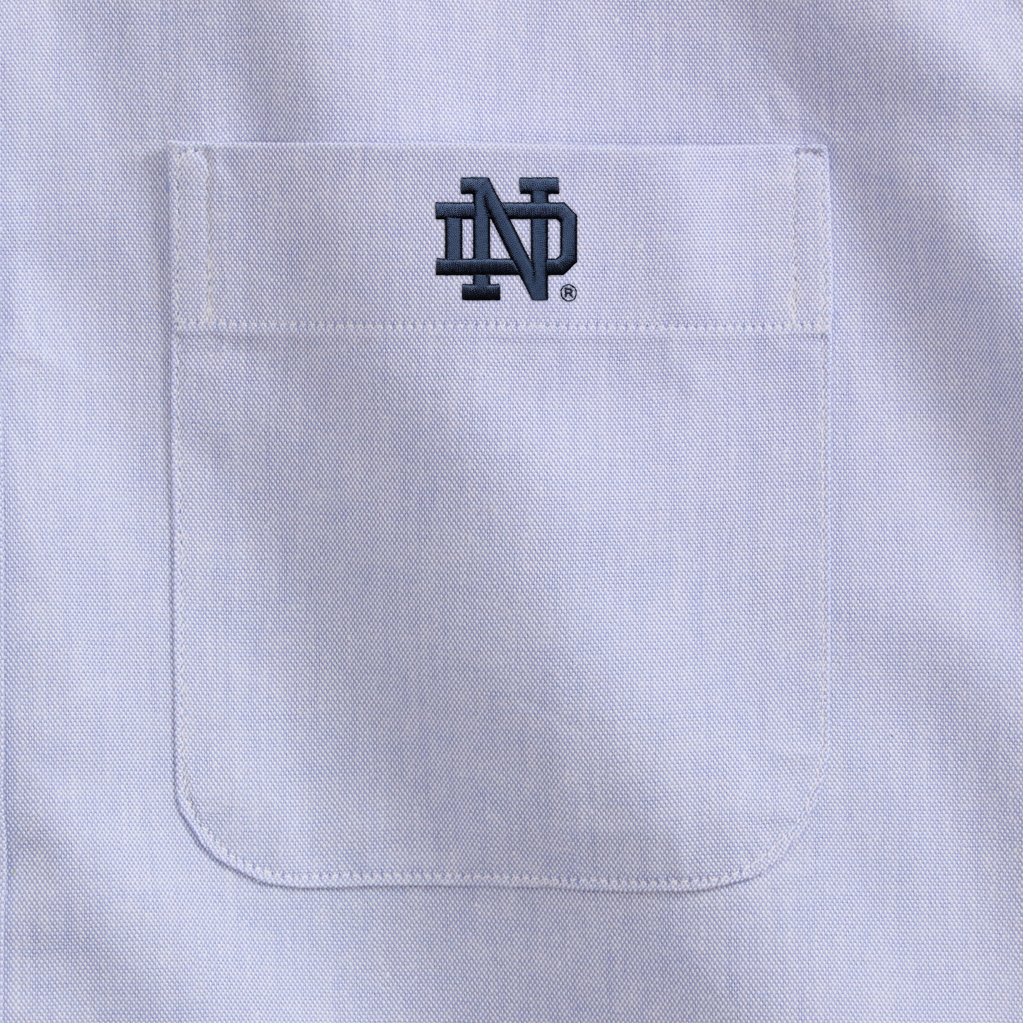 Notre Dame Men's Cotton Oxford