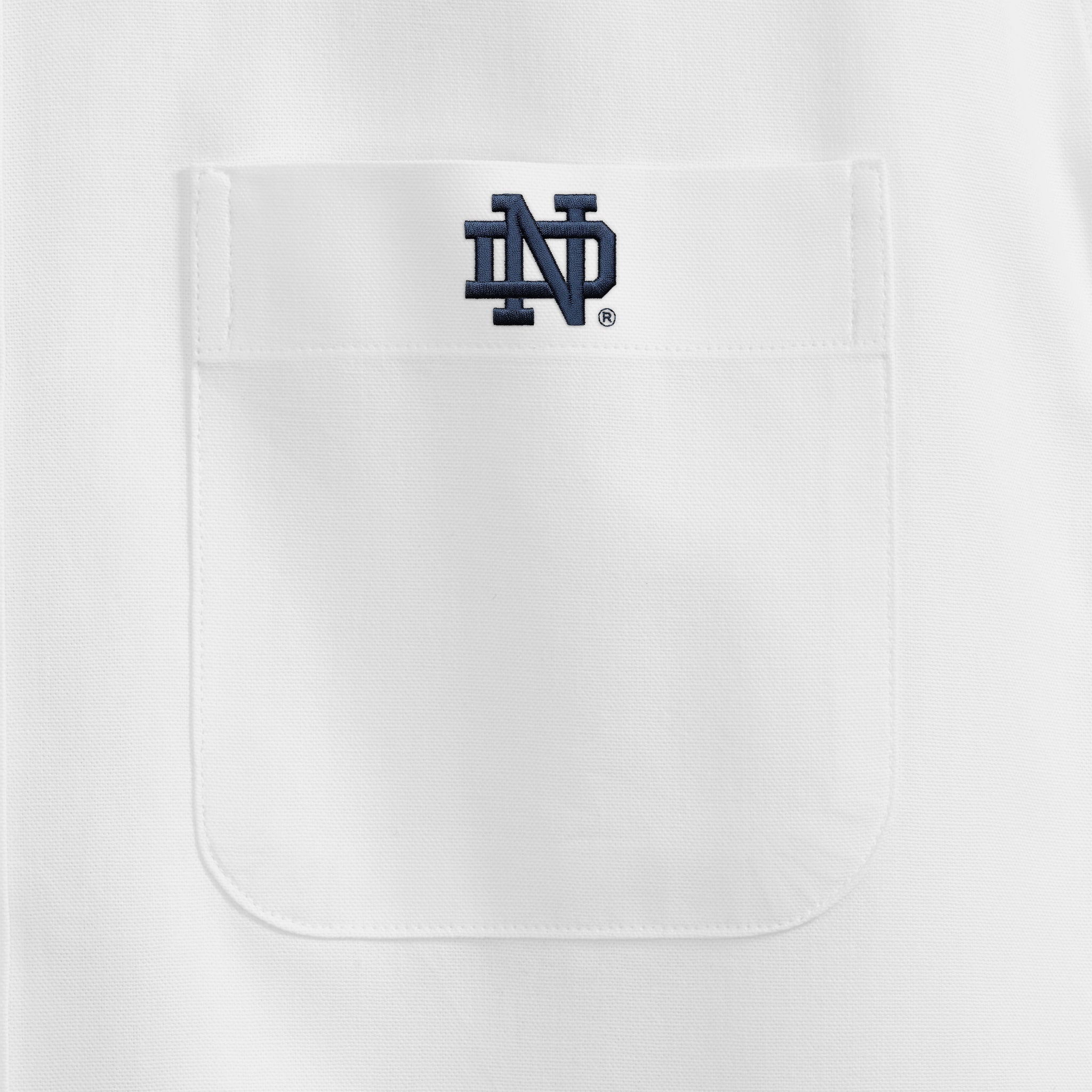 Notre Dame Men's Cotton Oxford