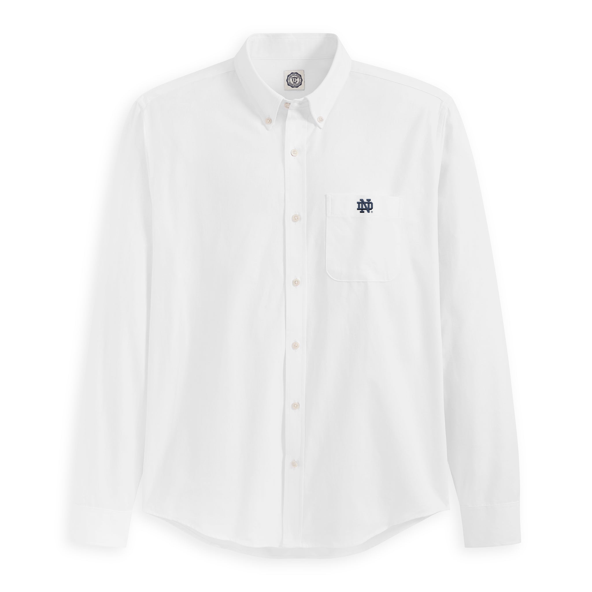 Notre Dame Men's Cotton Oxford