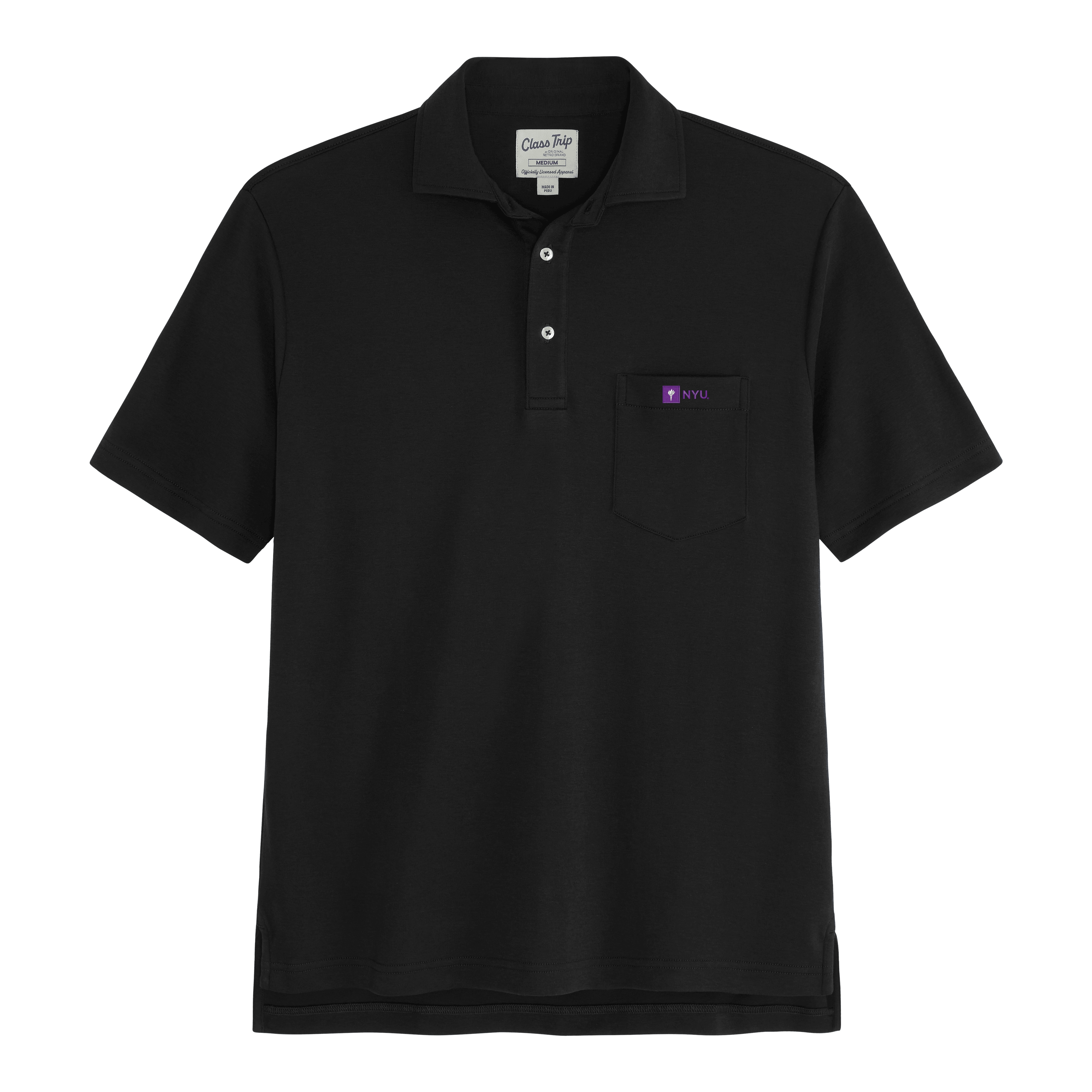 NYU Organic Cotton Pocket Polo