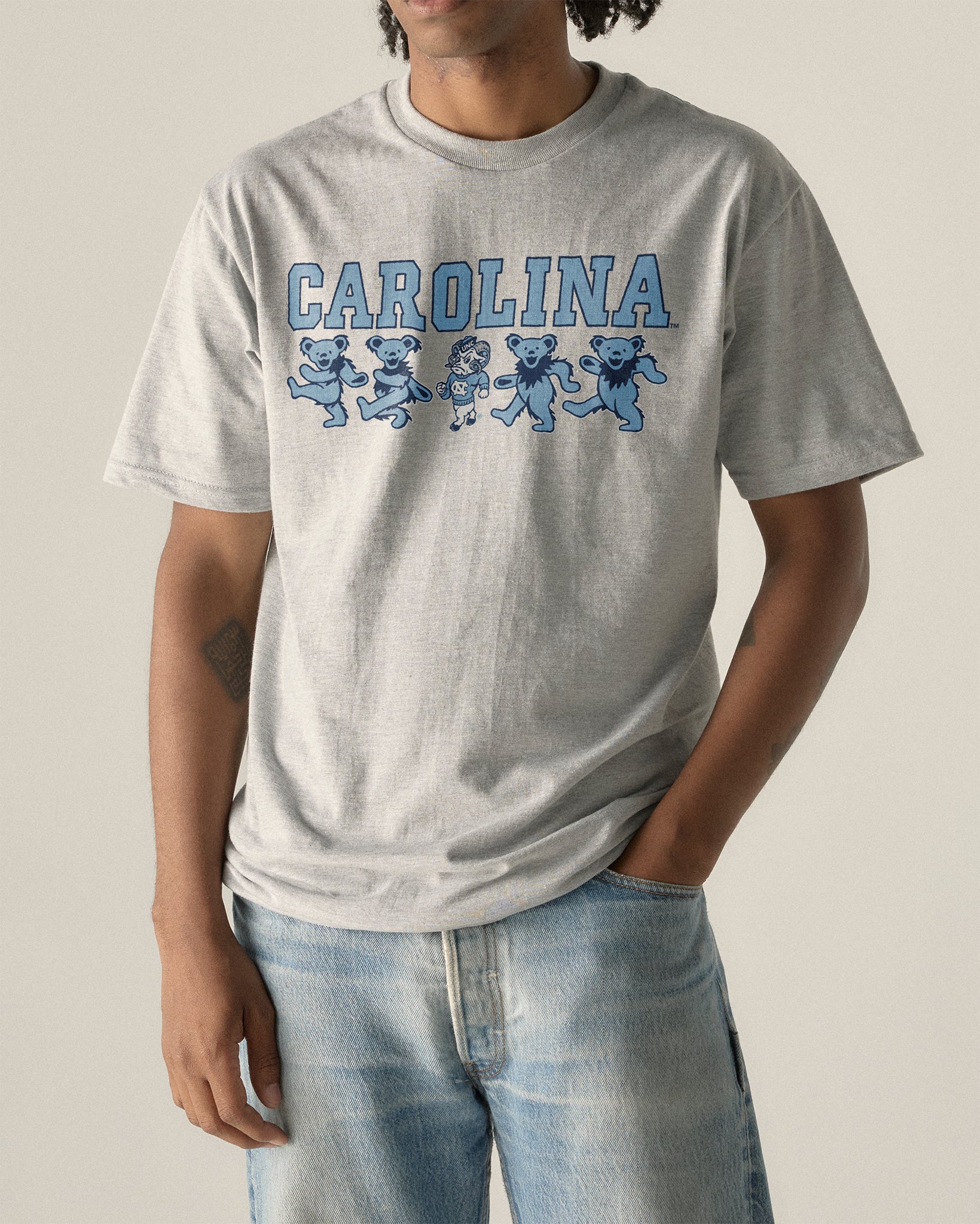 North Carolina x Grateful Dead Mascot Bears Tee