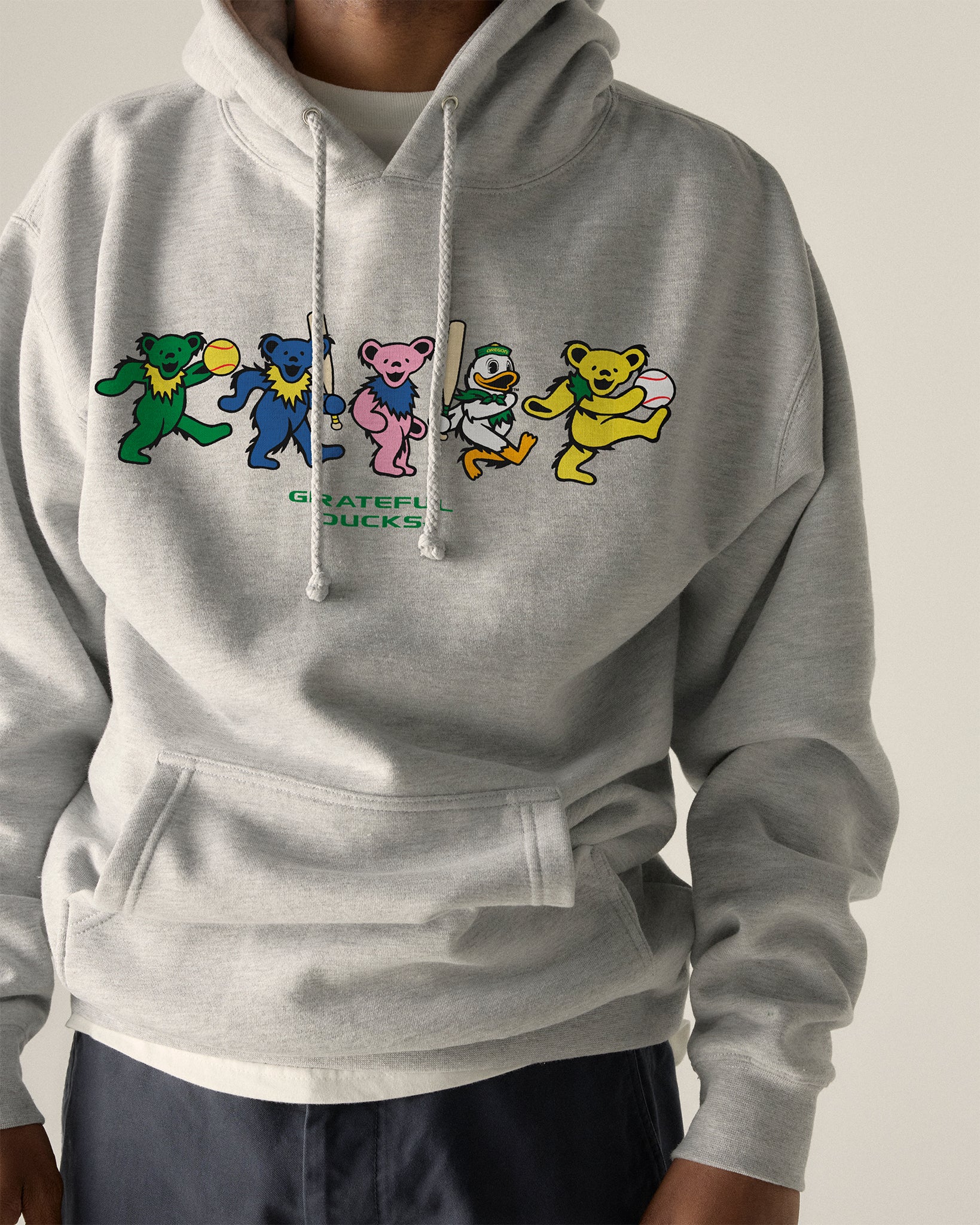 Grateful Ducks Baseball Bears Hoodie