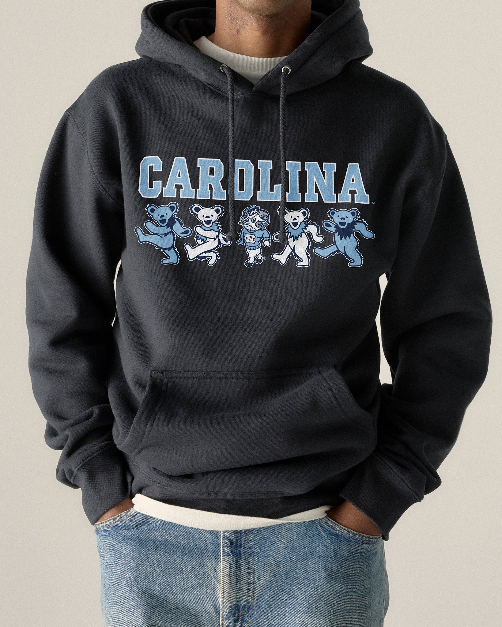 North Carolina x Grateful Dead Mascot Bears Hoodie