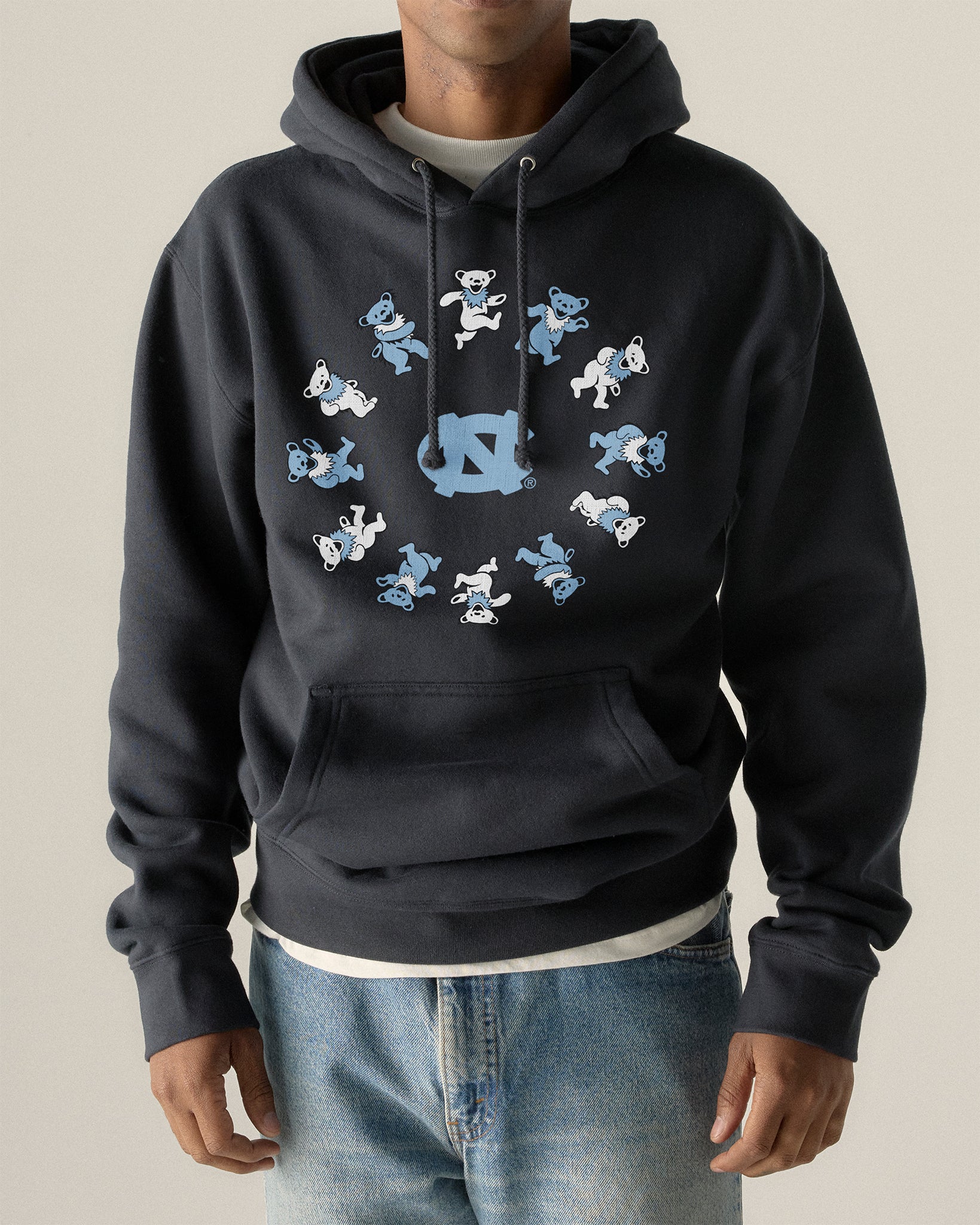 North Carolina x Grateful Dead Circle Bears Hoodie