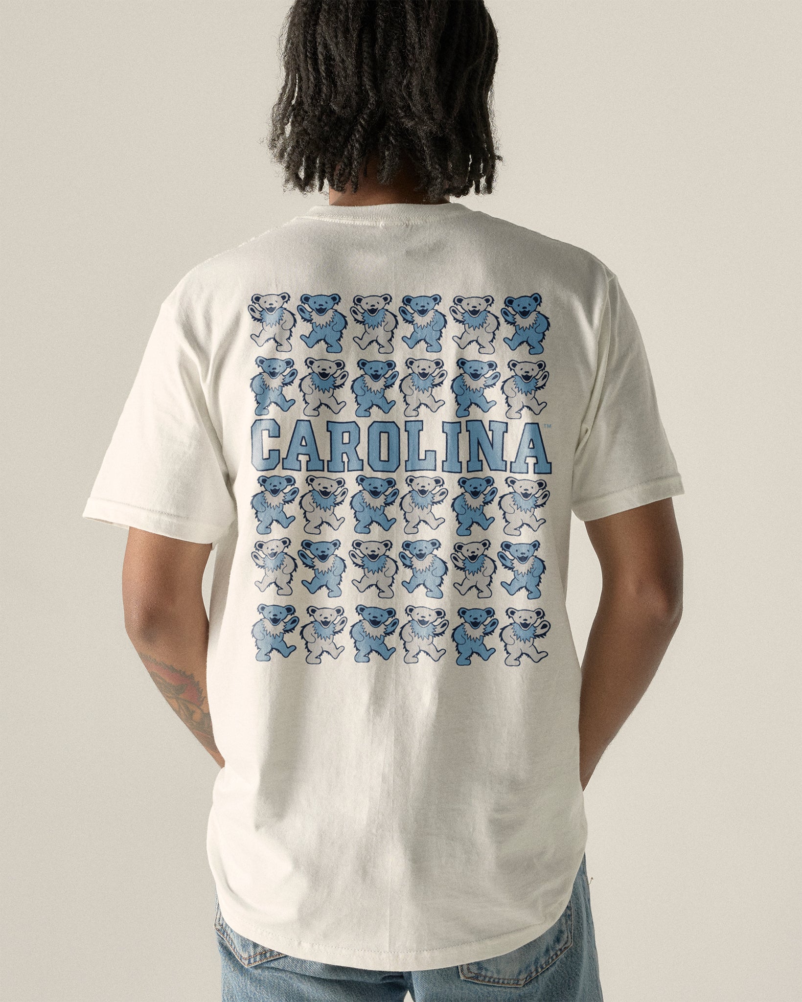 North Carolina x Grateful Dead Stacked Bears Tee