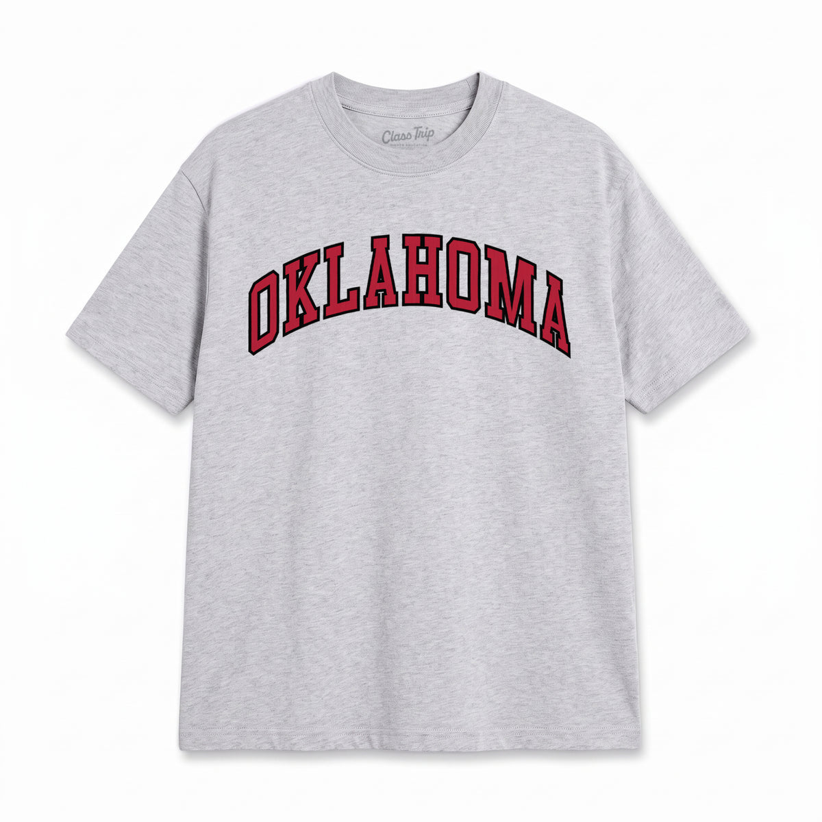 Oklahoma Heavyweight Washed Campus Tee