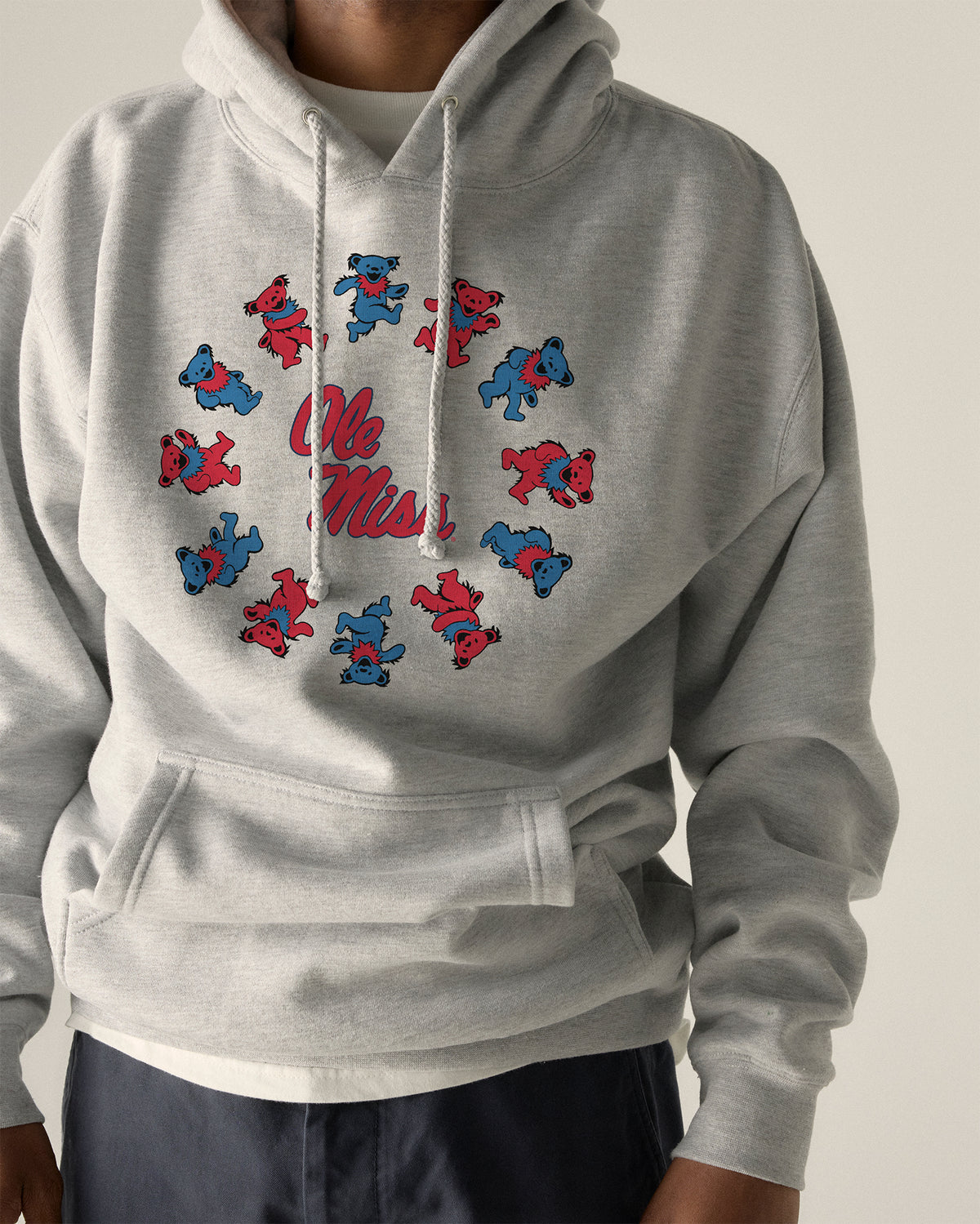 Ole Miss x Grateful Dead Circle Bears Hoodie