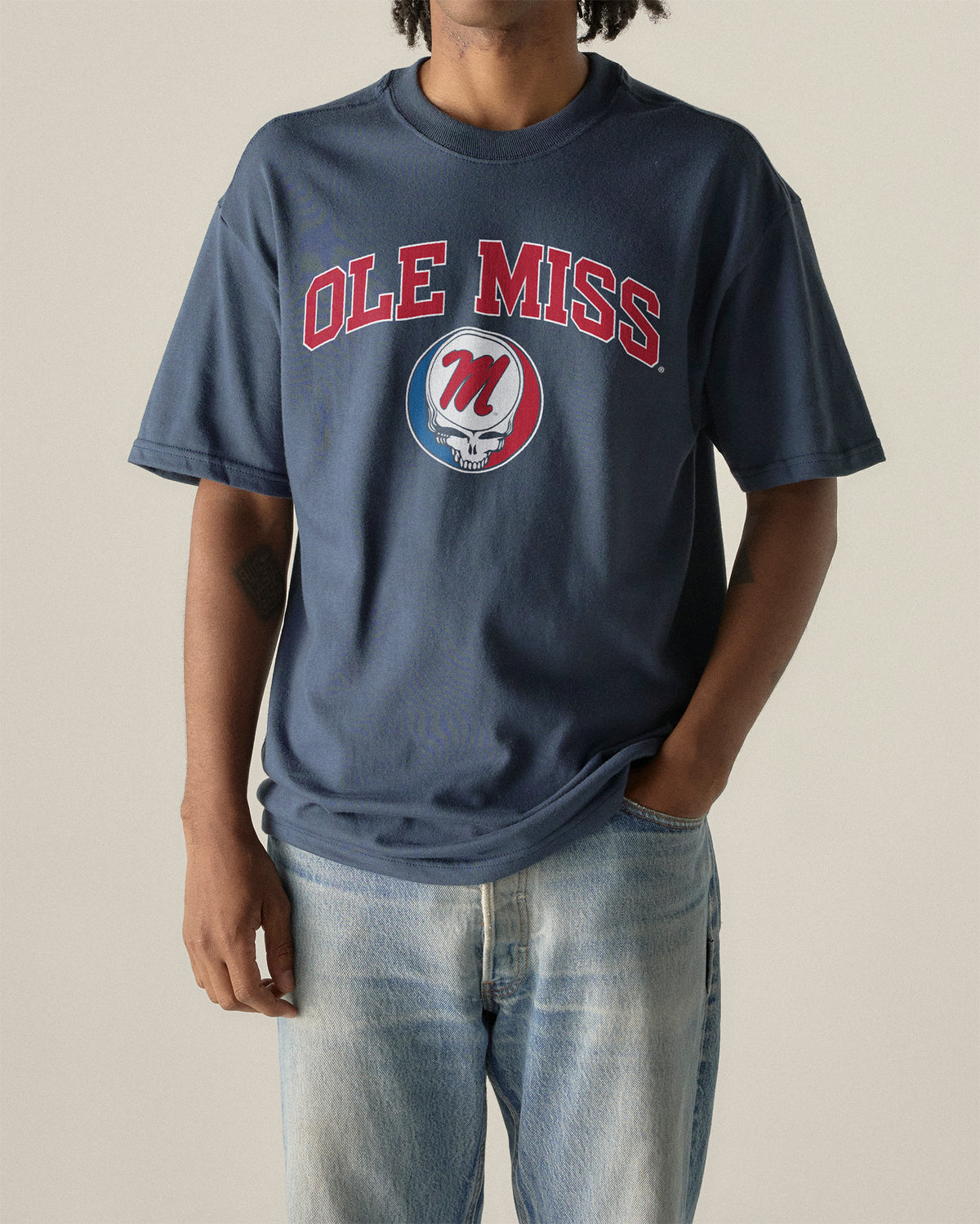 Ole Miss x Grateful Dead Steal Your Face Arch Tee