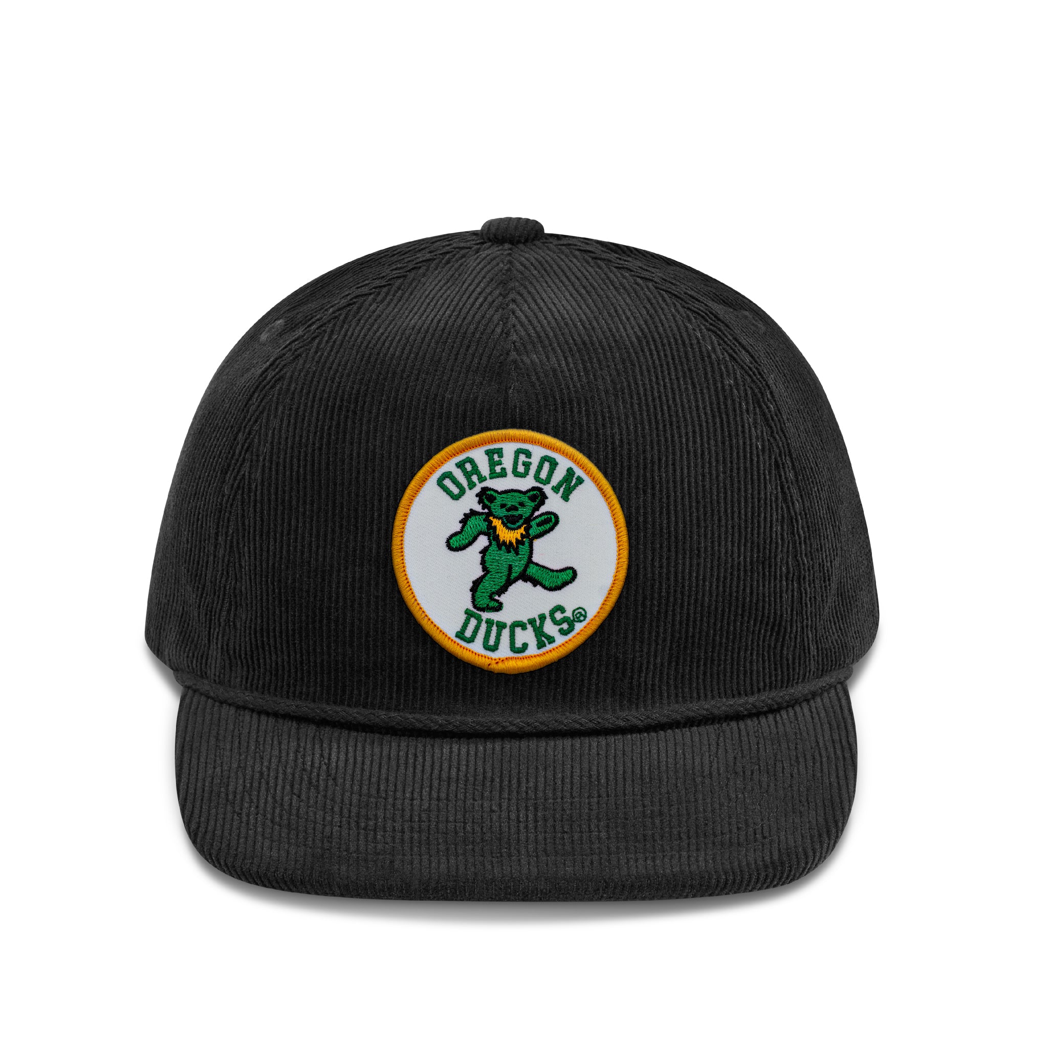 Oregon x Grateful Dead Bear Patch Cord Hat