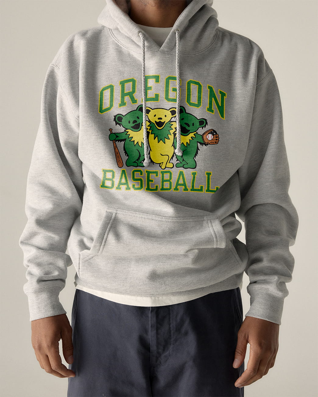 Oregon x Grateful Dead Baseball Bear Friends Hoodie