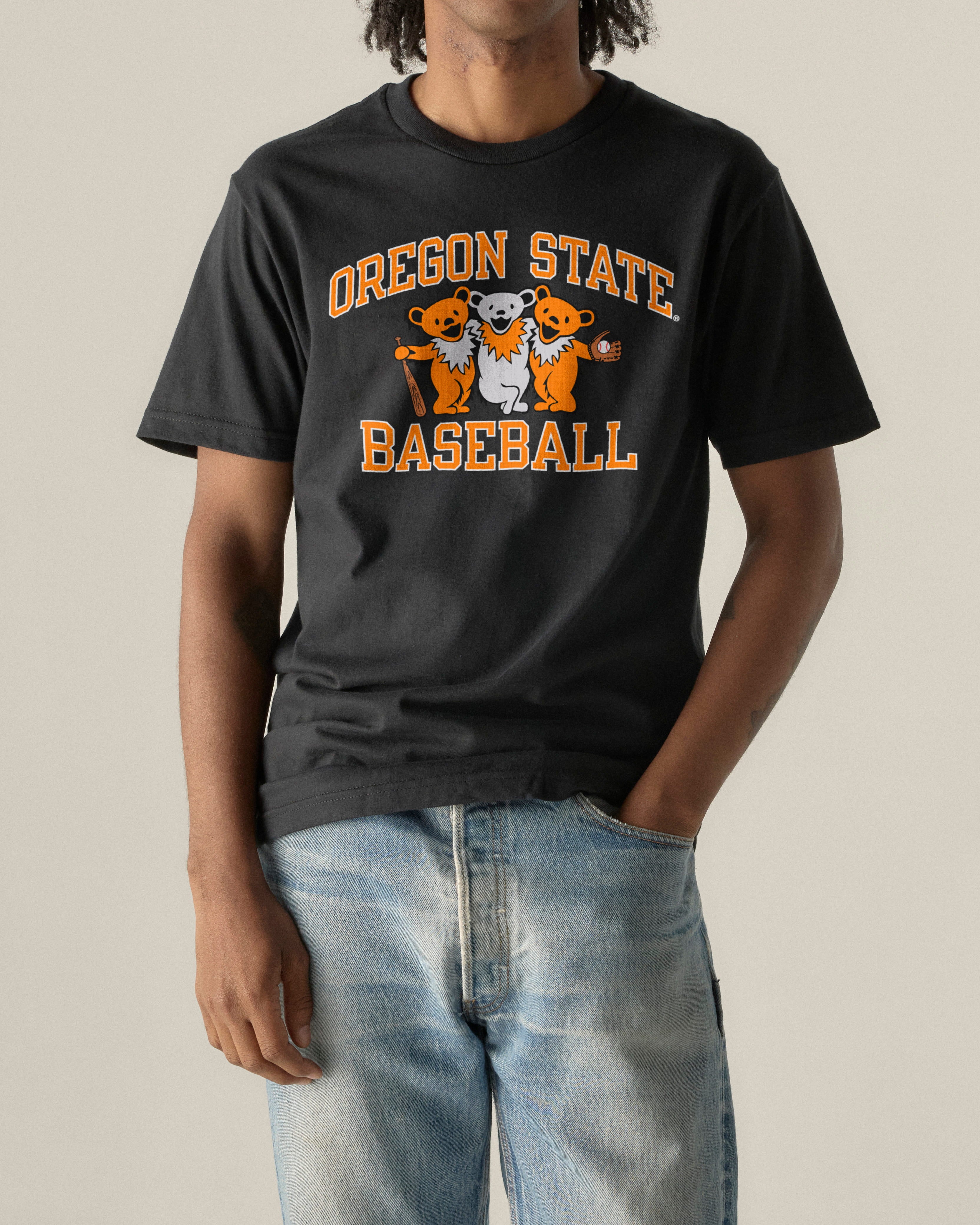 Oregon State x Grateful Dead Baseball Bear Friends Tee