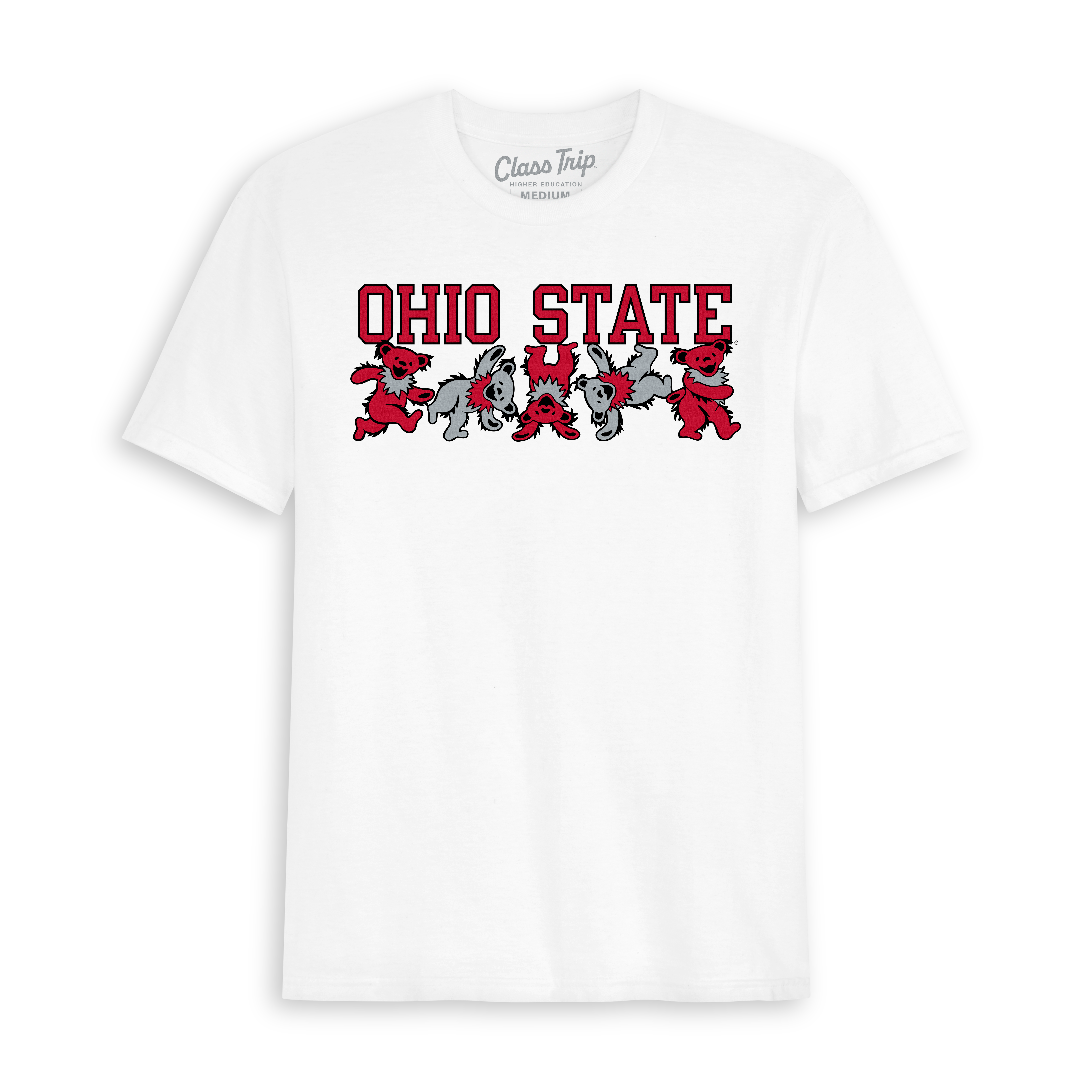 Ohio State University x Grateful Dead Cartwheel Bears Tee