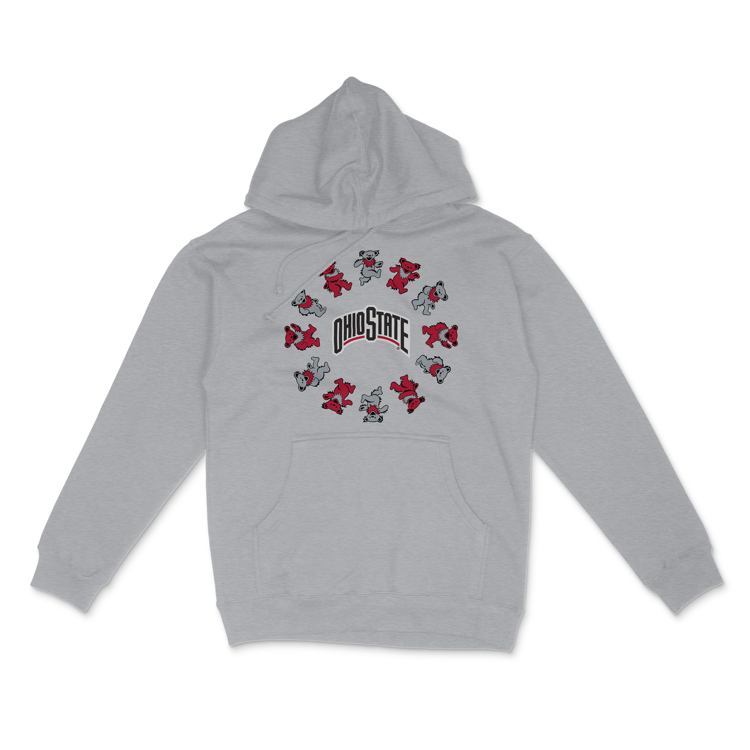 Ohio State University x Grateful Dead Circle Bears Hoodie