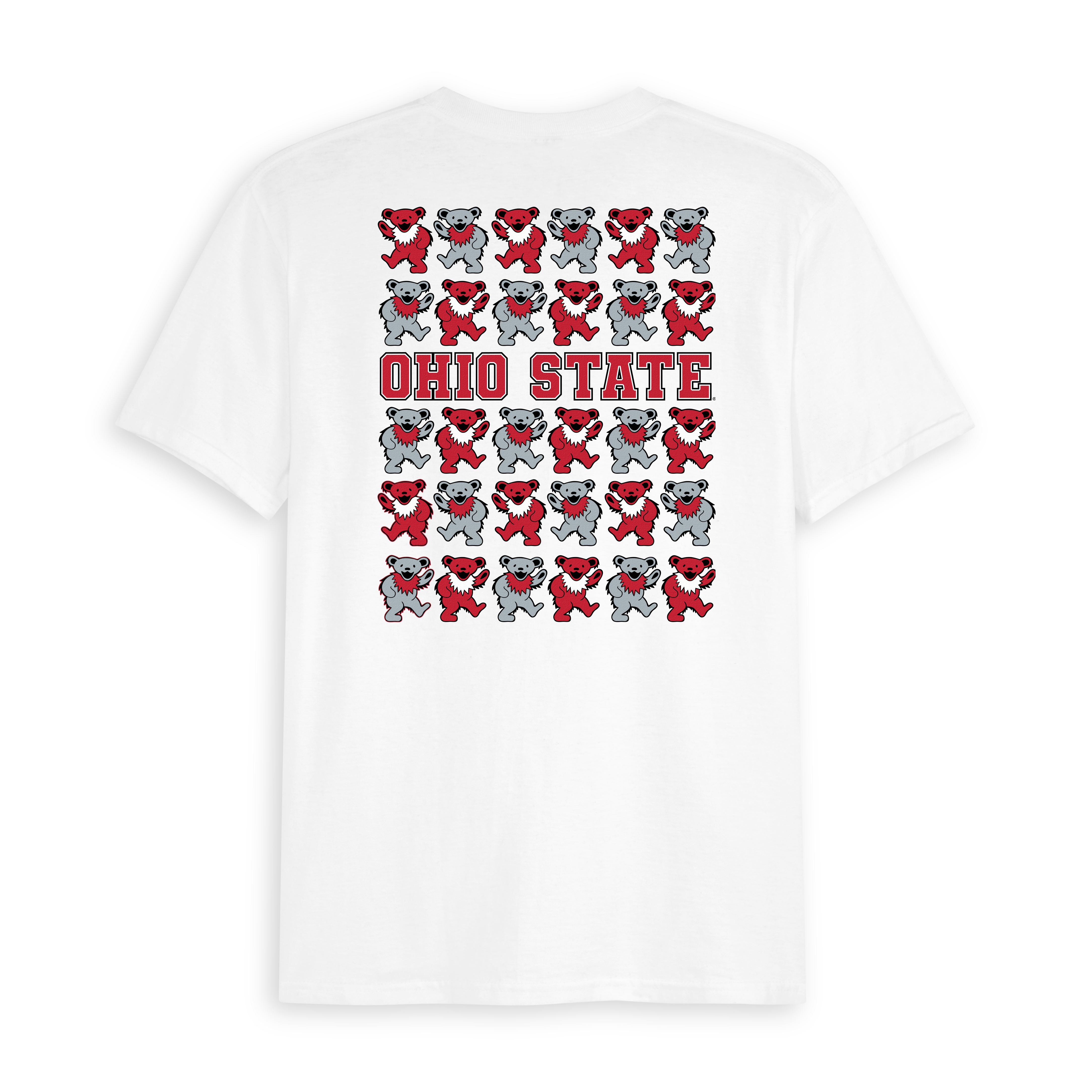 Ohio State University x Grateful Dead Stacked Bears Tee