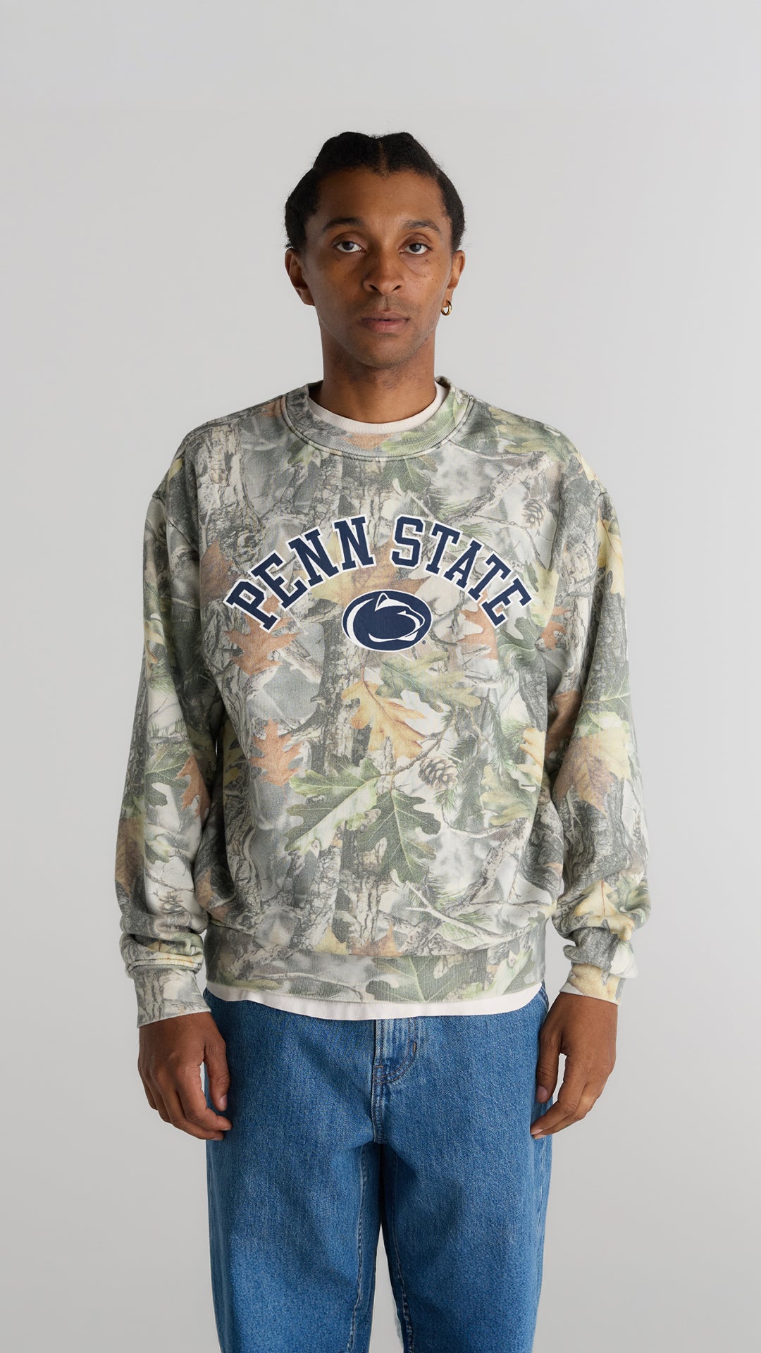 Penn State Heavyweight Campus Camo Crewneck