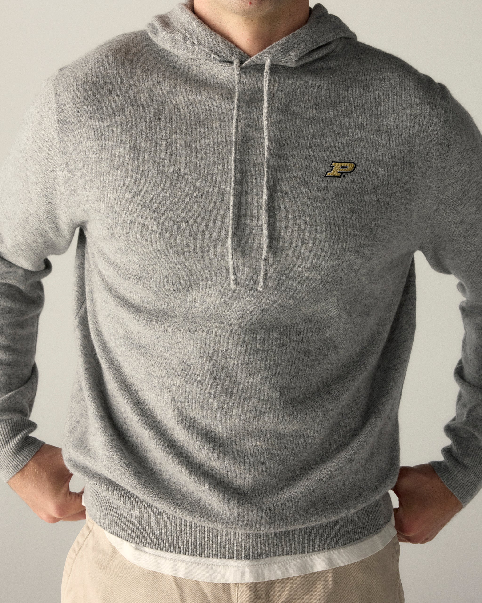 Purdue Men’s Cashmere Pullover Hoodie