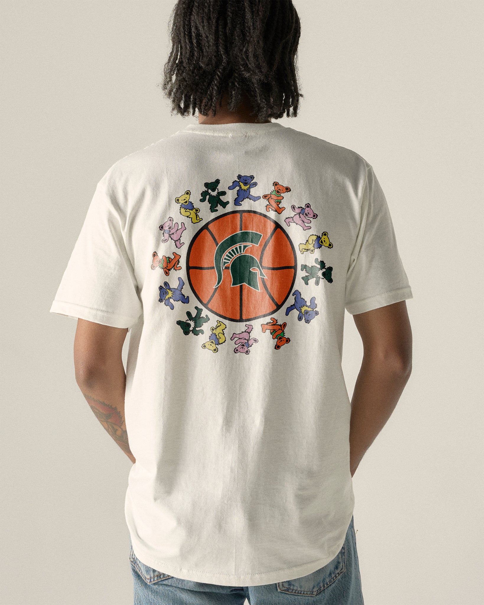 Michigan State x Grateful Dead Full Court Bears Tee