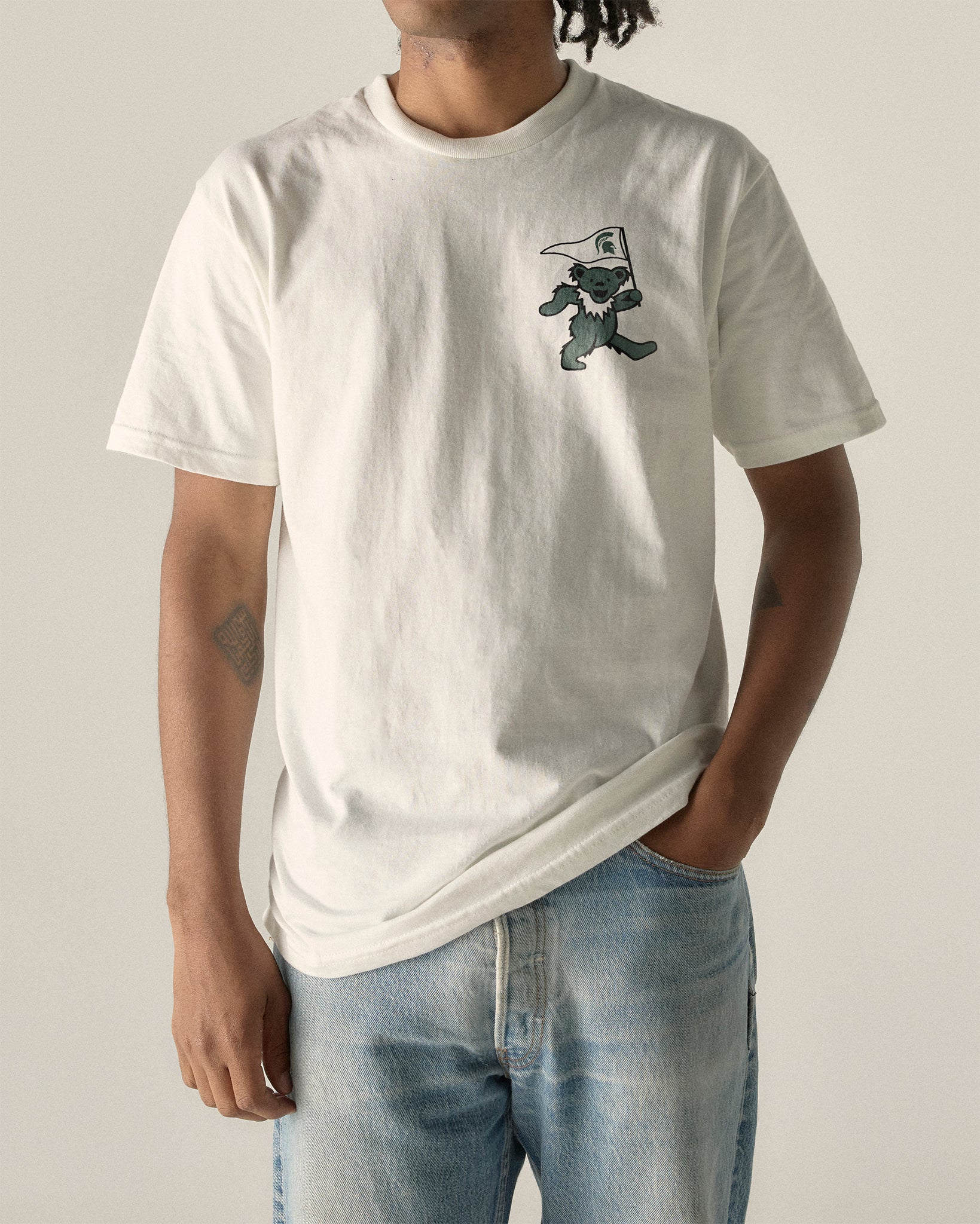 Michigan State x Grateful Dead Circle Bears Tee