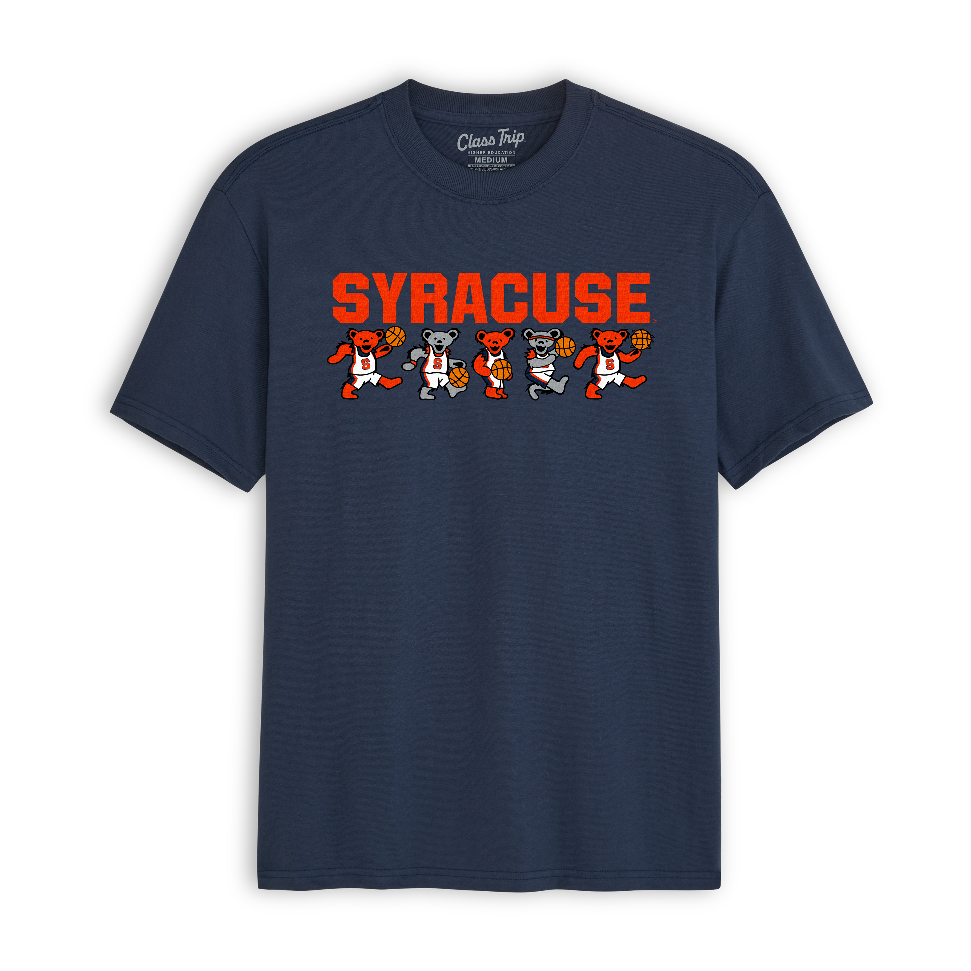 Syracuse x Grateful Dead Basketball Bears Tee