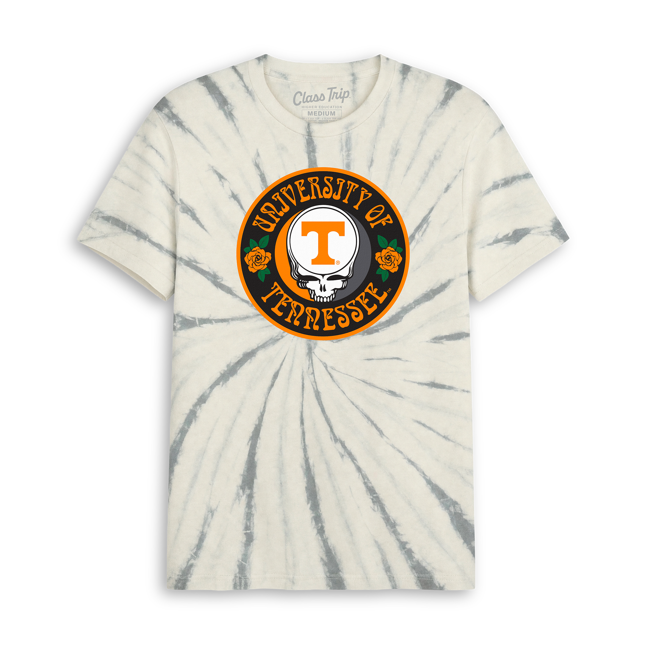 Tennessee x Grateful Dead Run For The Roses Tie Dye Tee