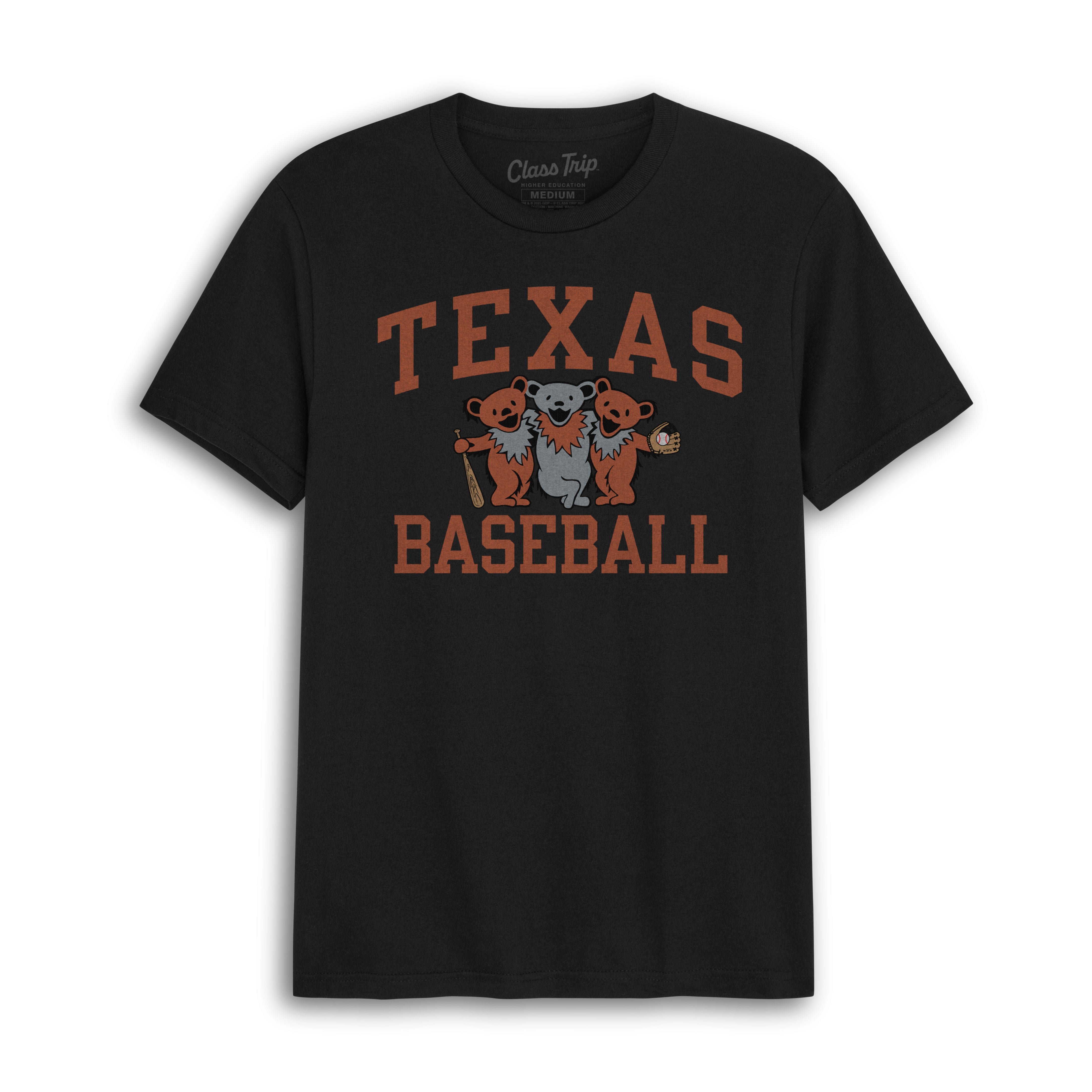 Texas x Grateful Dead Baseball Bear Friends Tee