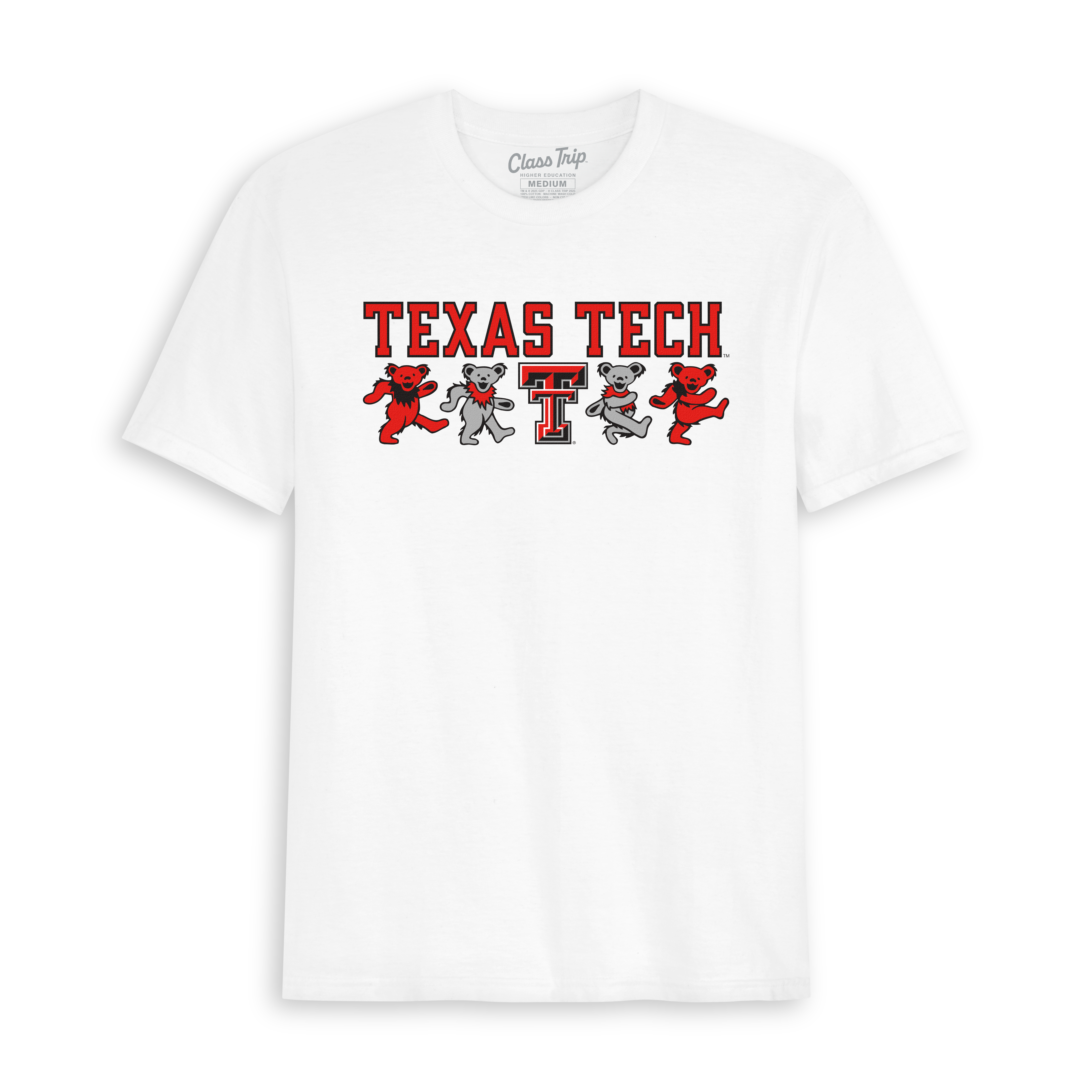 Texas Tech x Grateful Dead Mascot Bears Tee