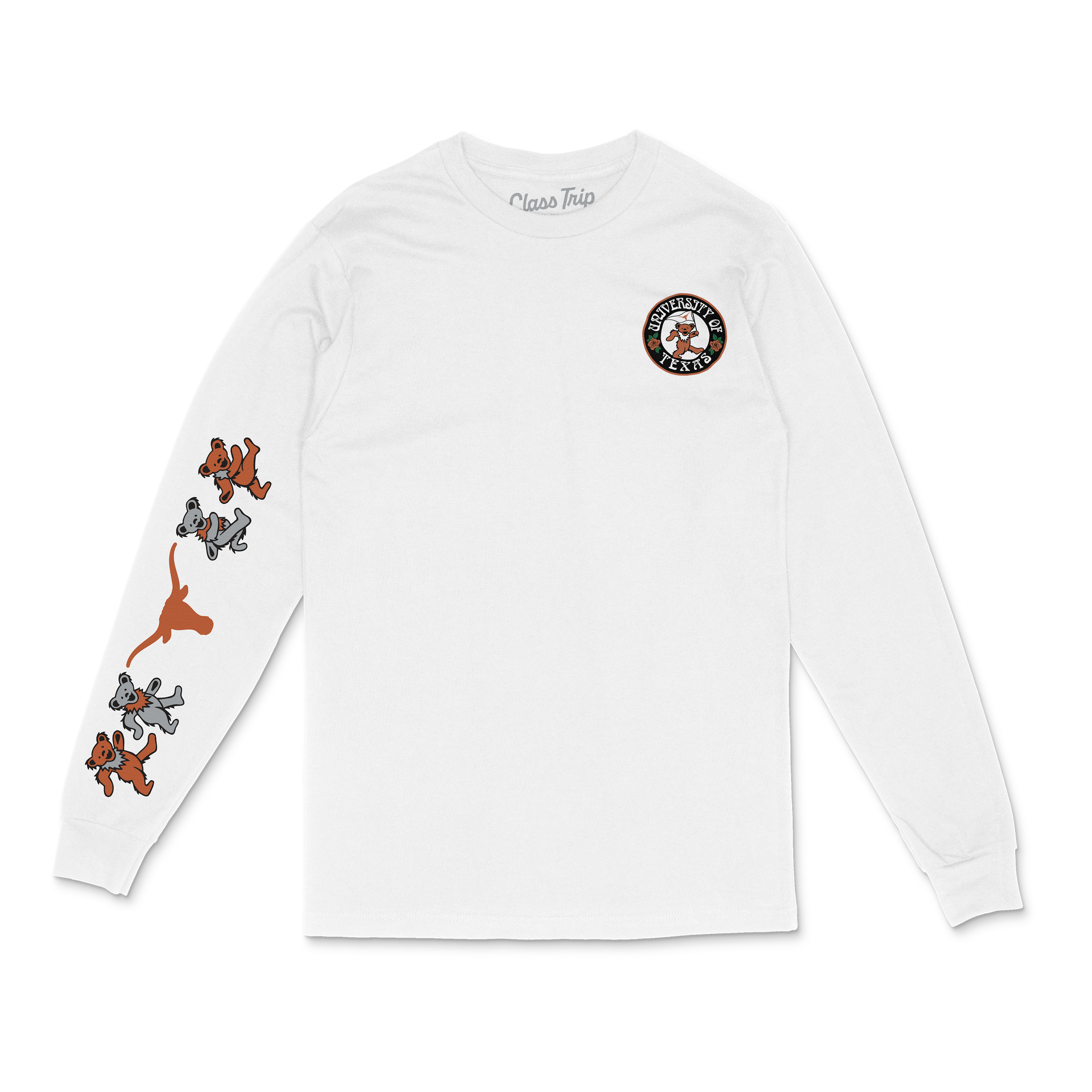 Texas x Grateful Dead Mascot Bears Longsleeve Tee