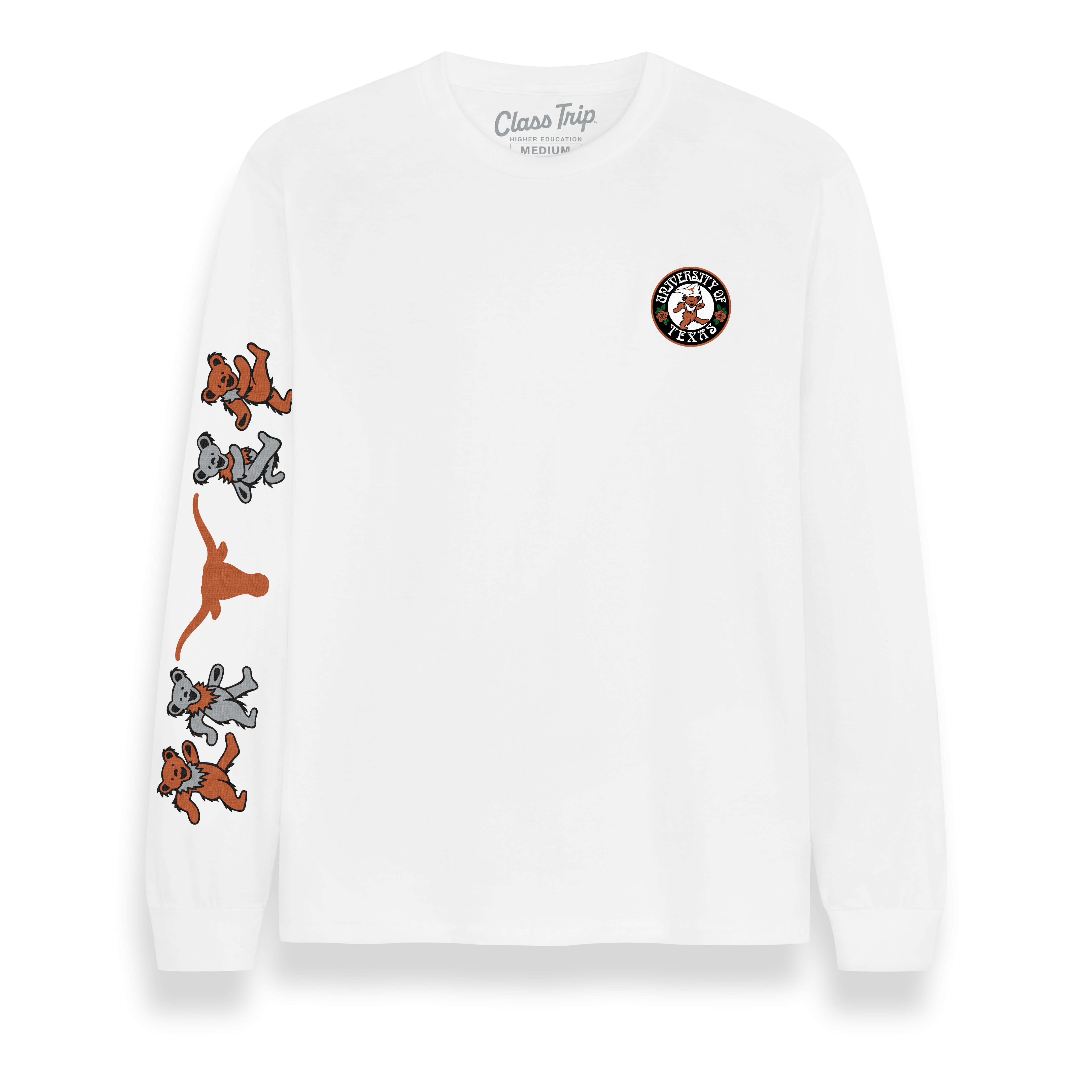 Texas x Grateful Dead Mascot Bears Longsleeve Tee