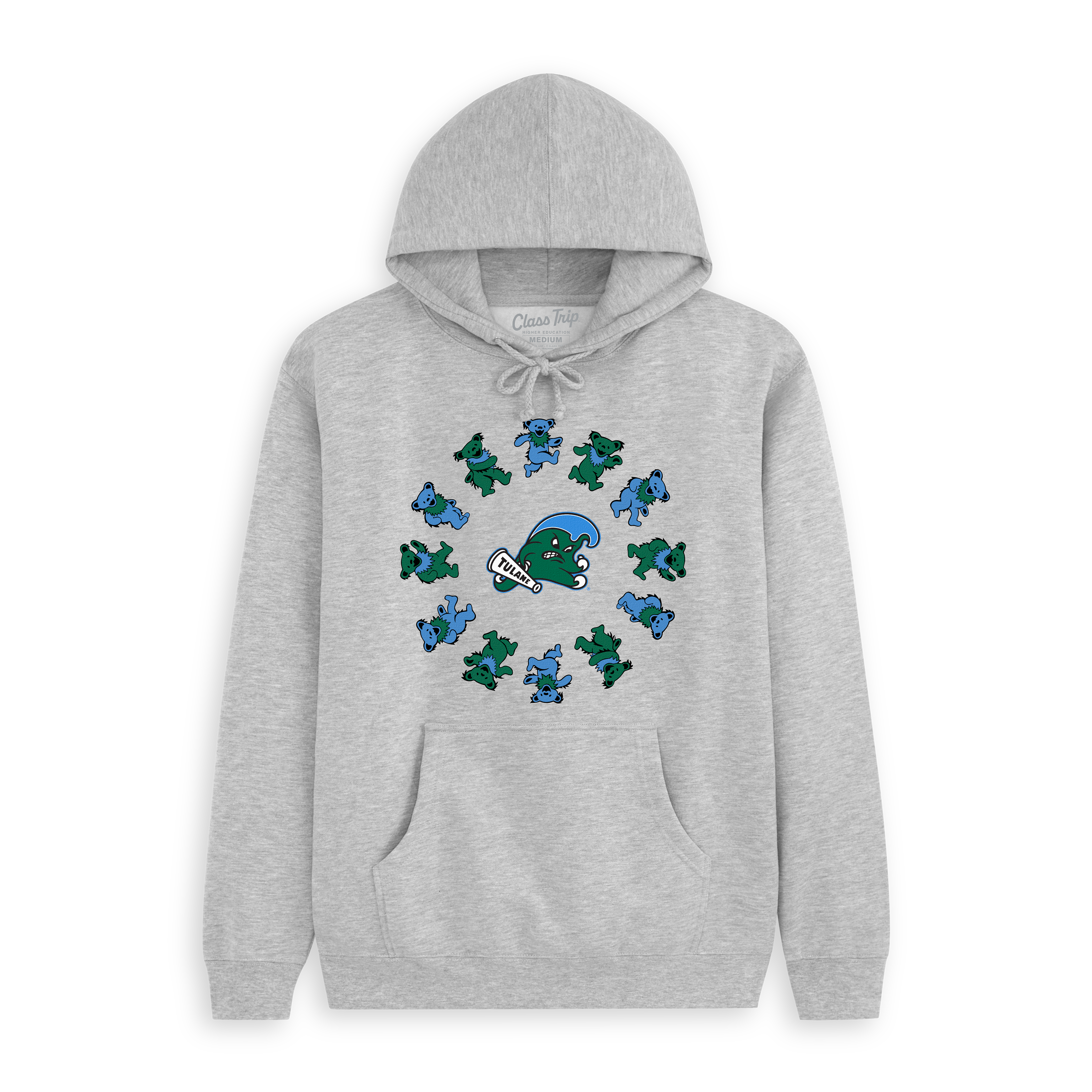 Tulane x Grateful Dead Circle Bears Hoodie