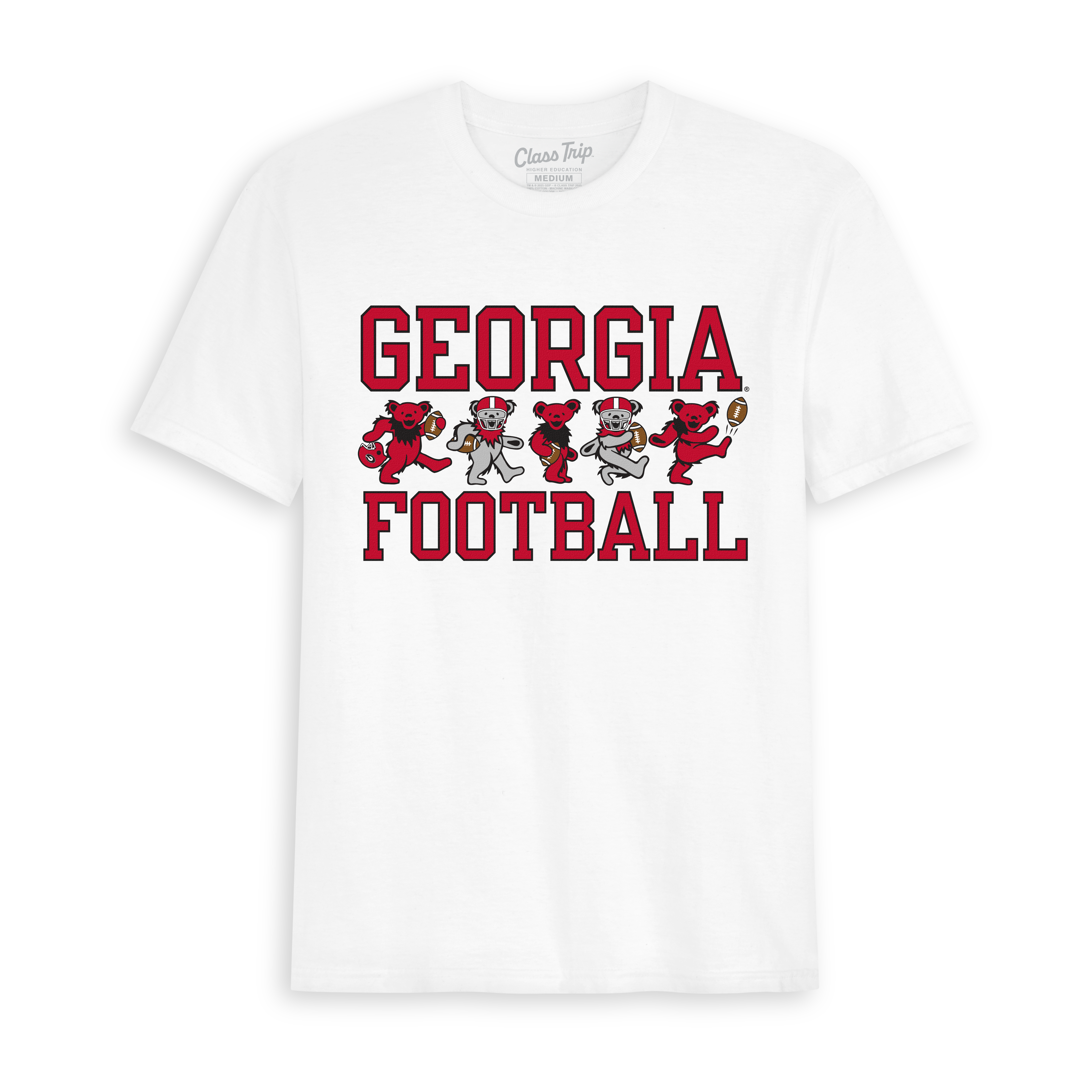 Georgia x Grateful Dead Football Bears Tee