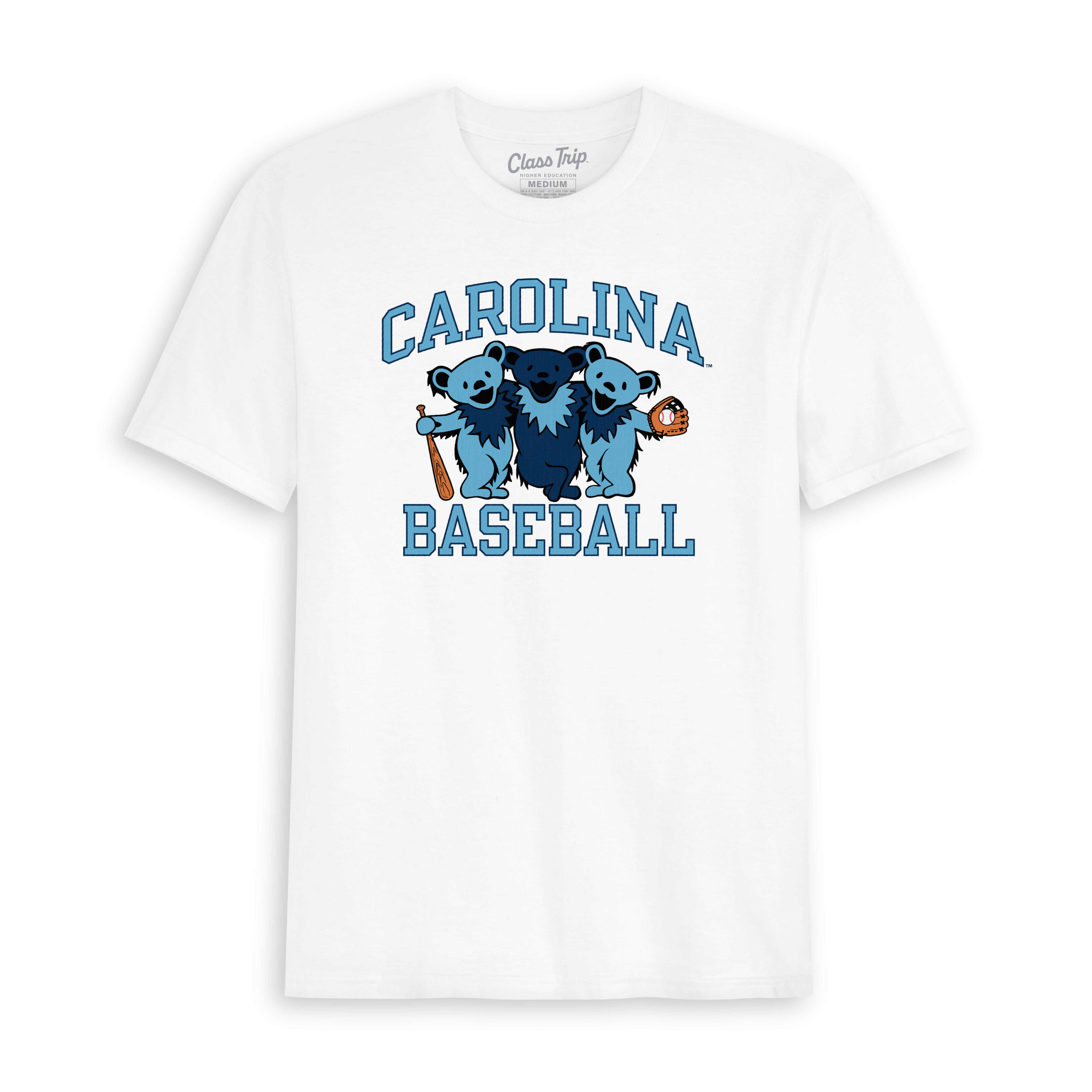 North Carolina x Grateful Dead Baseball Bear Friends Tee