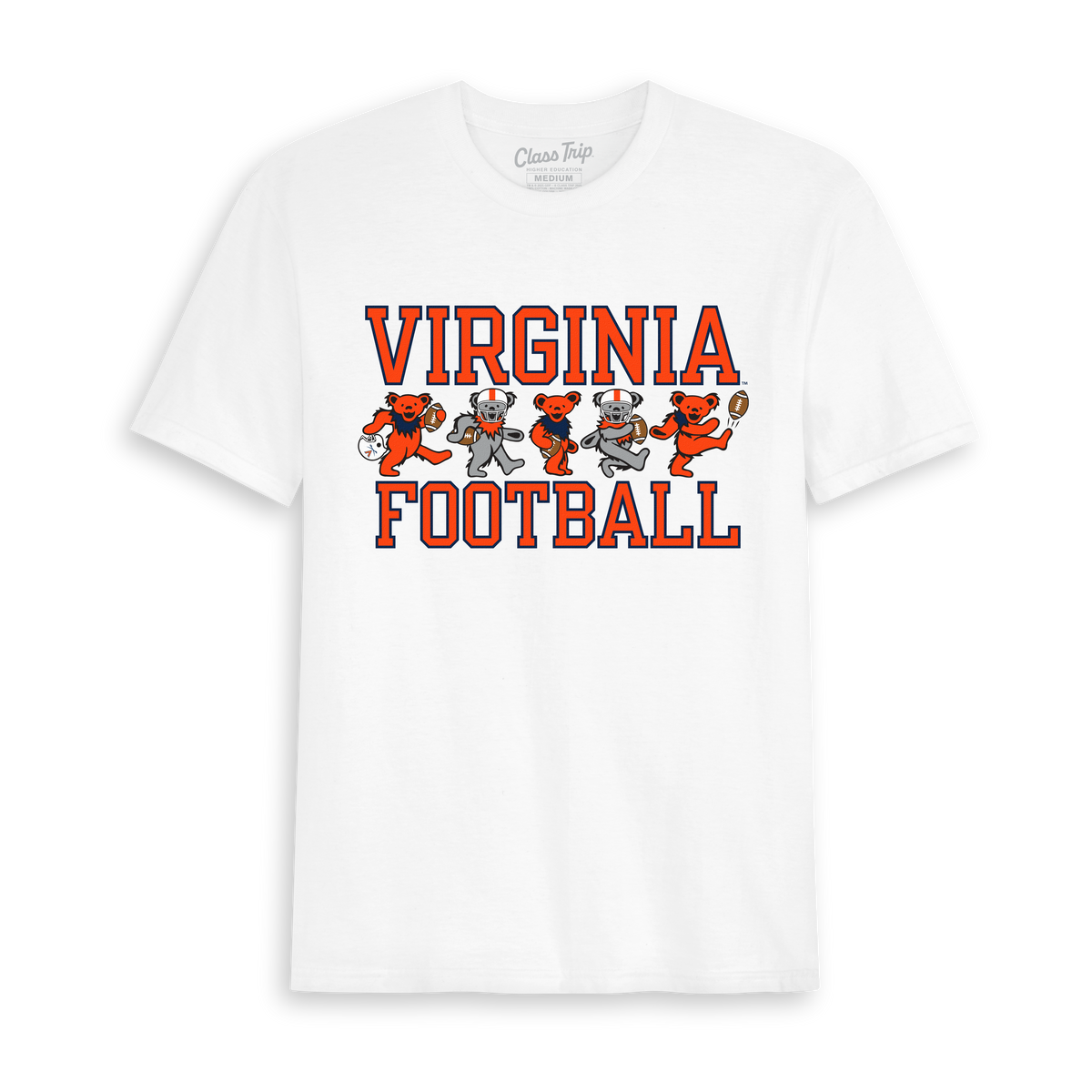 Virginia x Grateful Dead Football Bears Tee