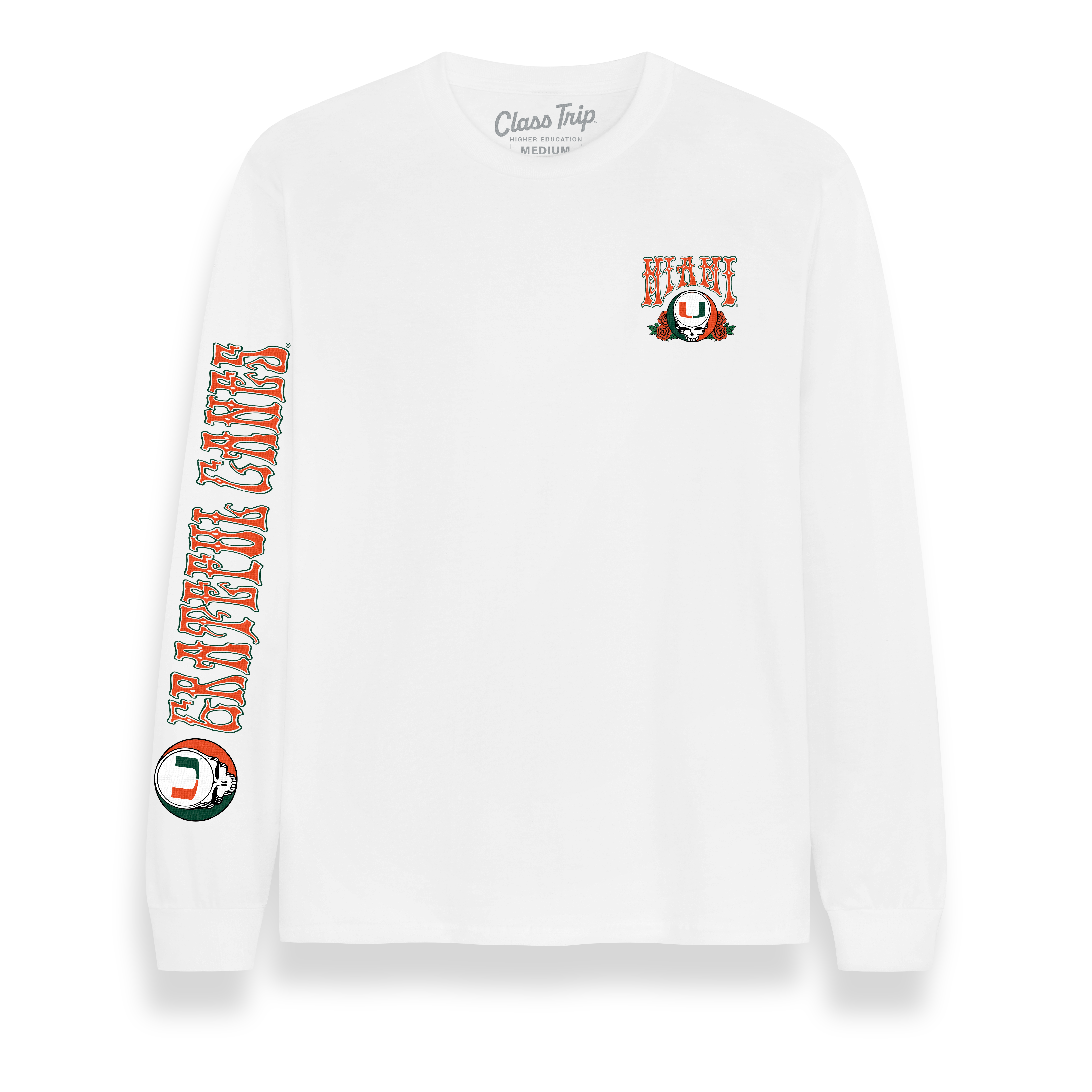University of Miami x Grateful Canes Long Sleeve Tee