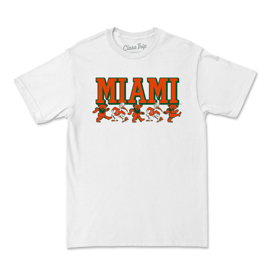 University of Miami x Grateful Dead Mascot Bears Tee